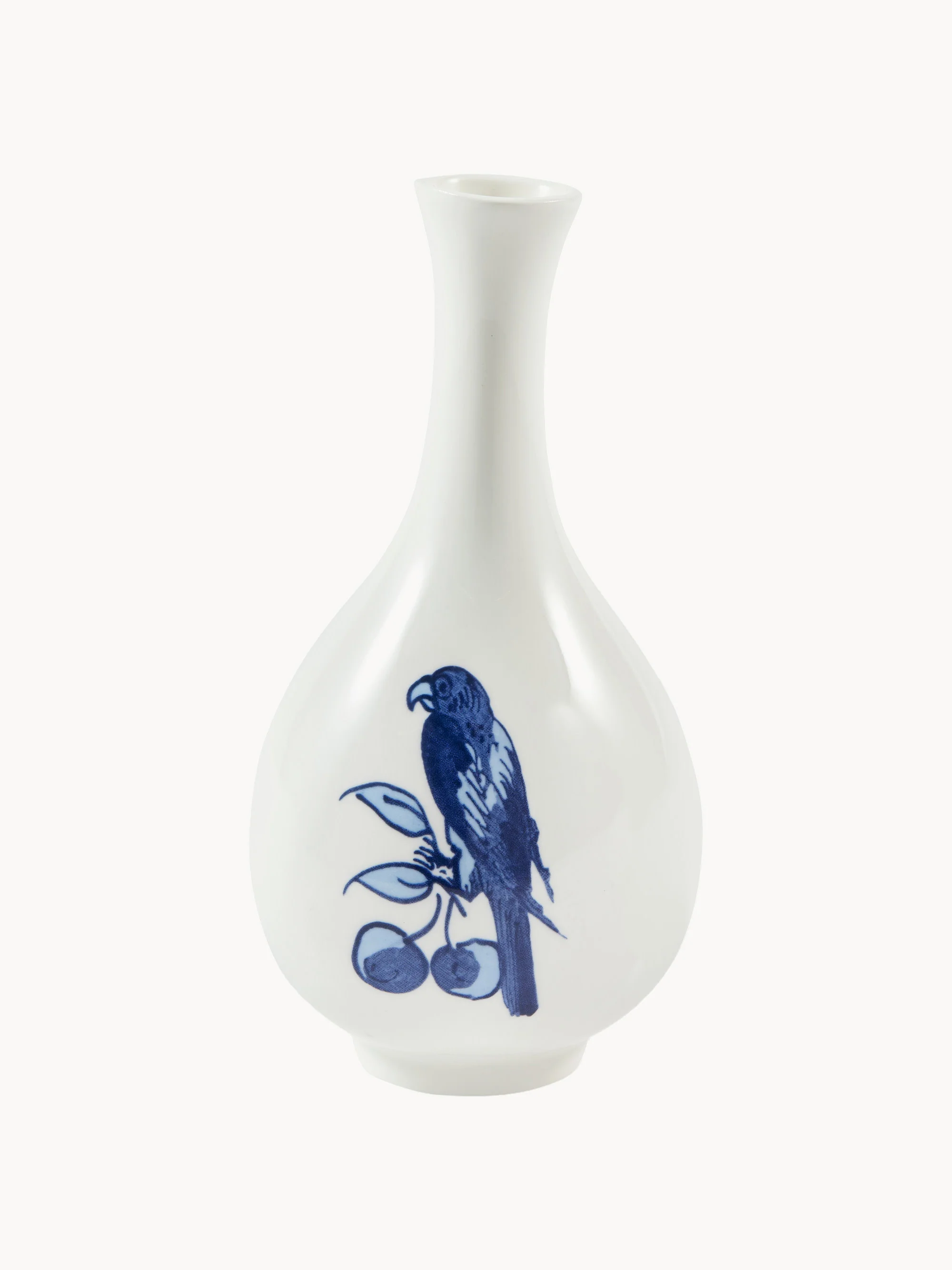 Porzellan-Vase Small Bird, H 17 cm