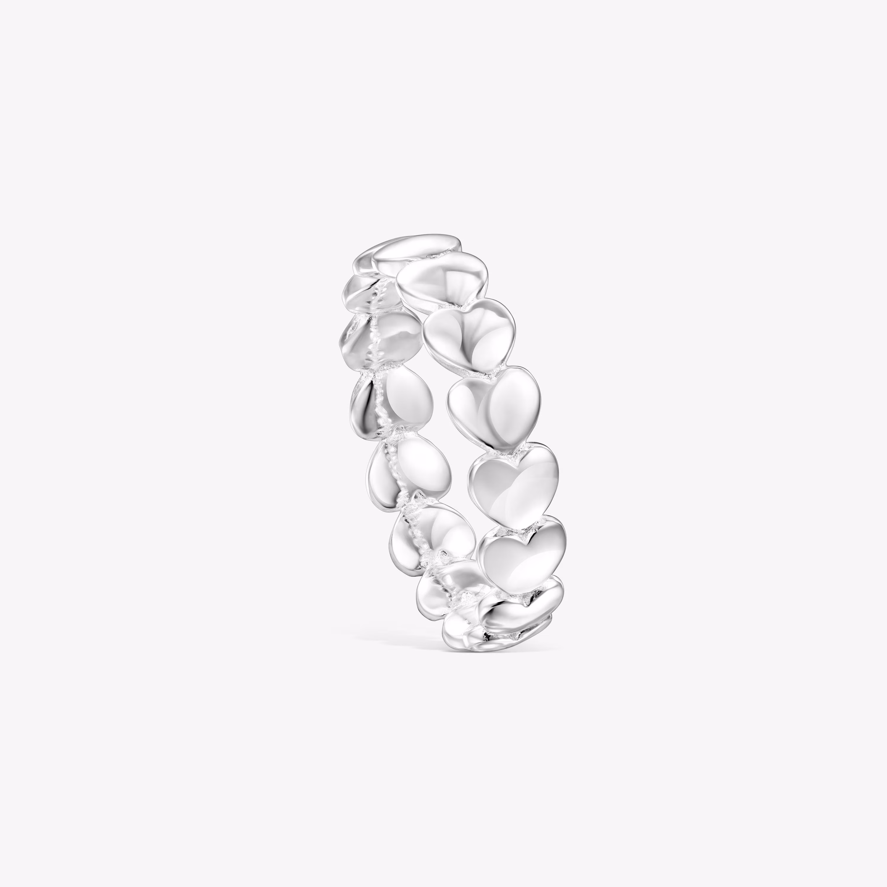 Anillo corazón de plata motivos corazón Mini Icons