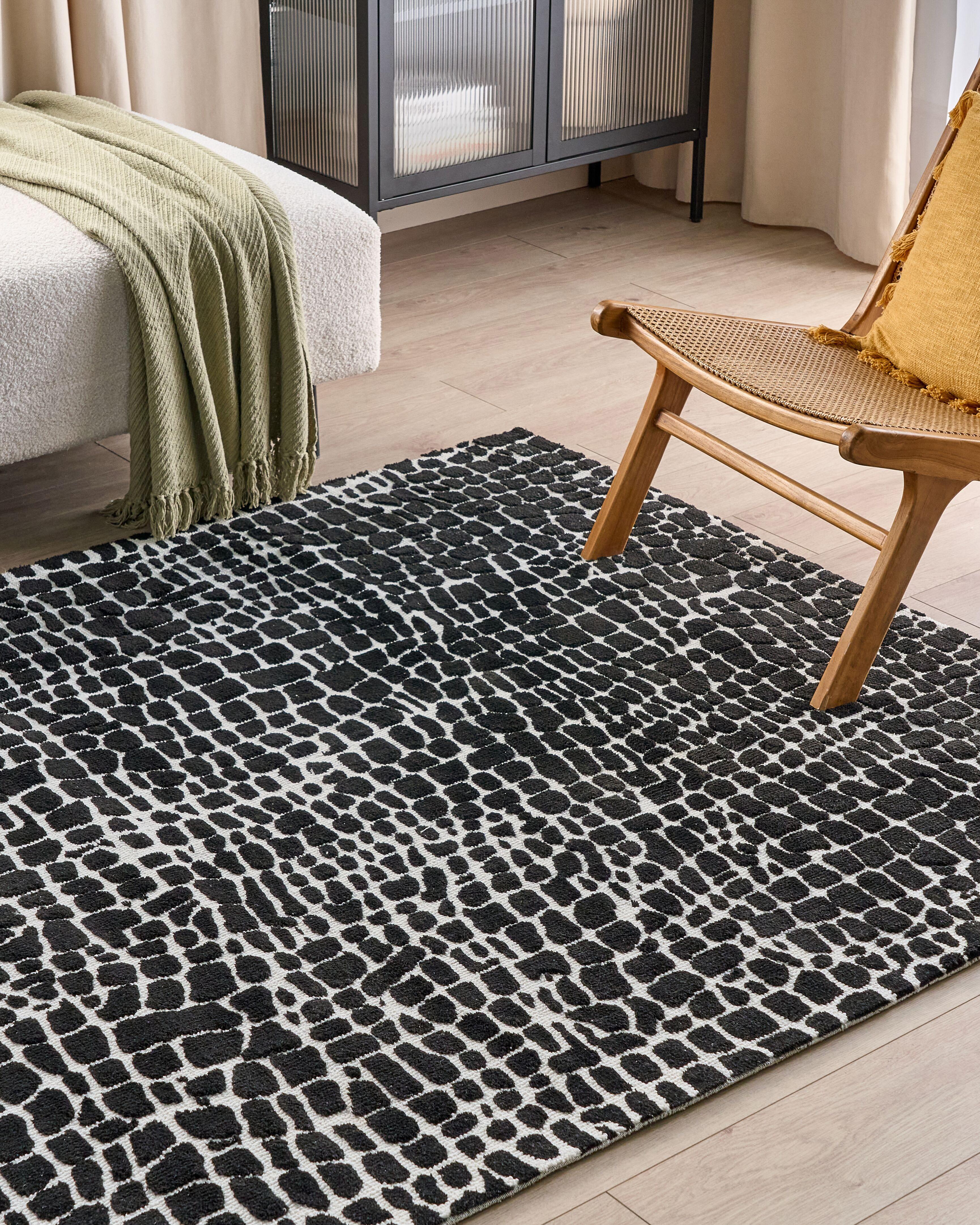 Rug PUNGE Black 300 x 400 cm