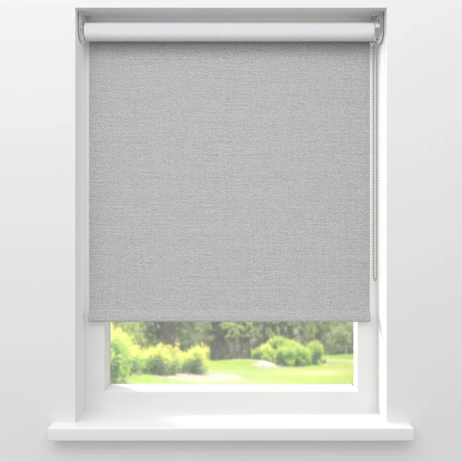 Kwantum Rolgordijnen | Fenstr Rolgordijn Fiene  Verduisterend LichtGrijs
