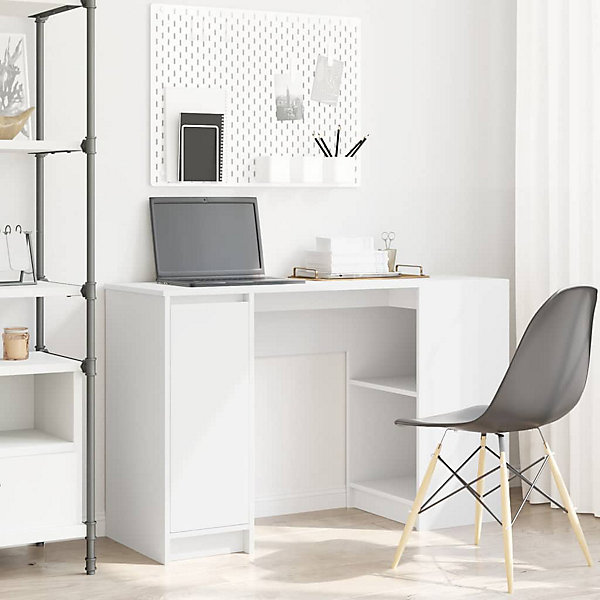 Bureau blanc 120x42x76 cm bois d'ingénierie vidaXL