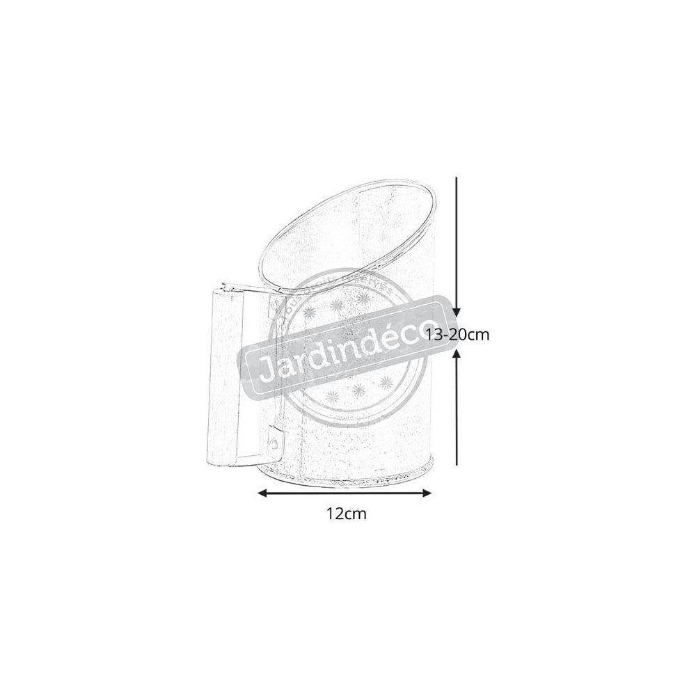 - Pelle à pellets en zinc et bois