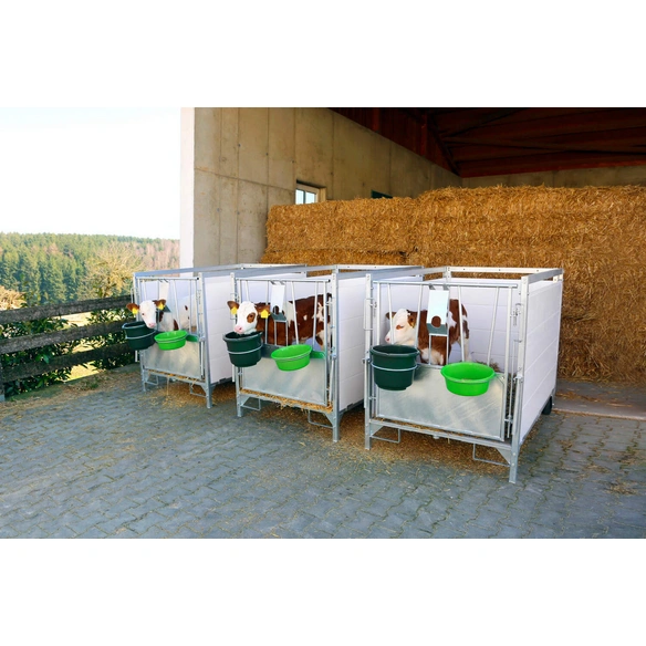 Eimer, für Stall und Hof, aus Kunststoff, olivgrün