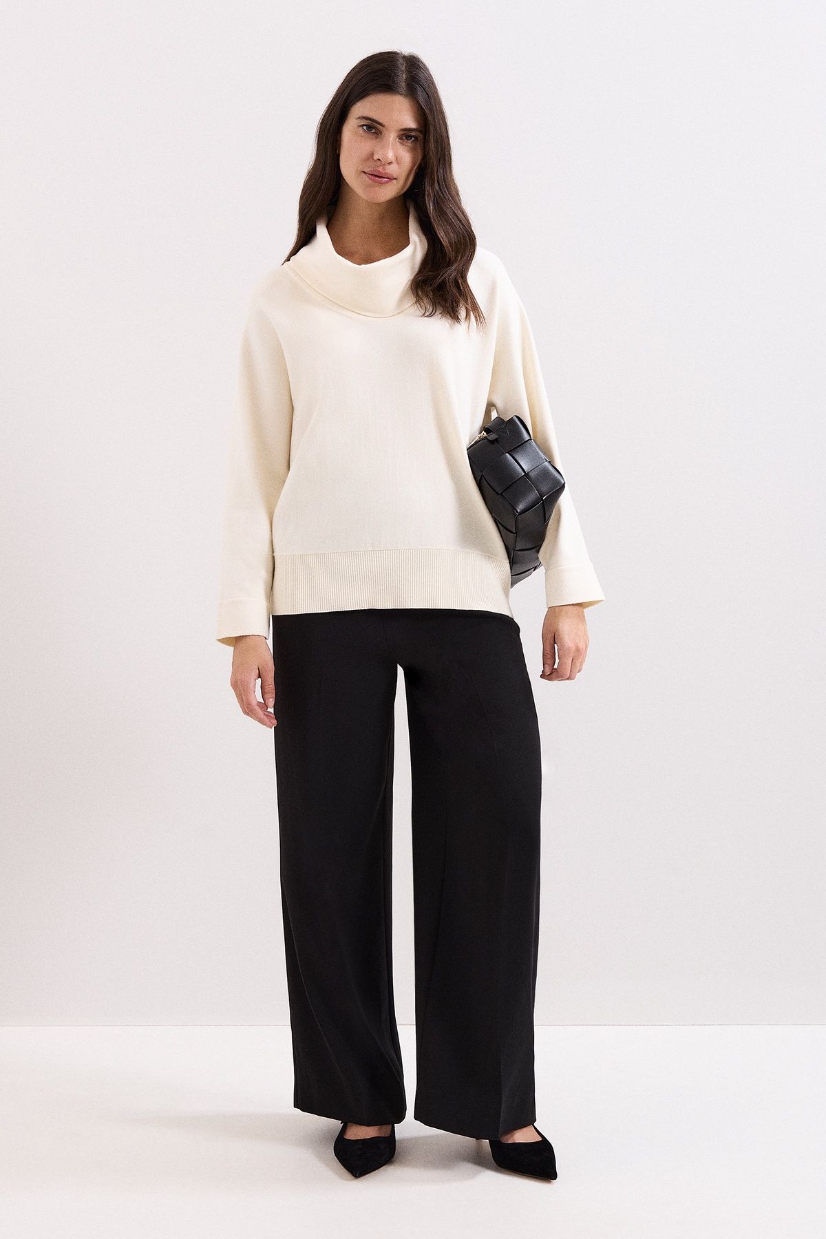 Phase Eight Rosalie Cowl-Neck Knit Jumper