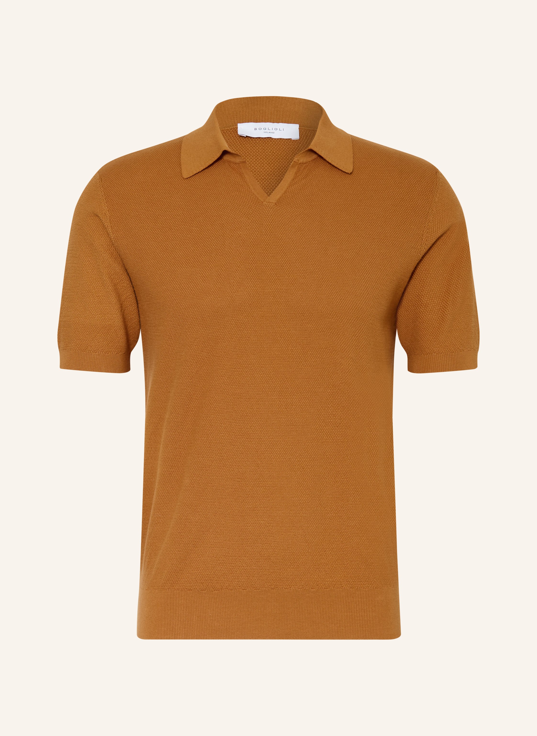 BOGLIOLI Strick-Poloshirt