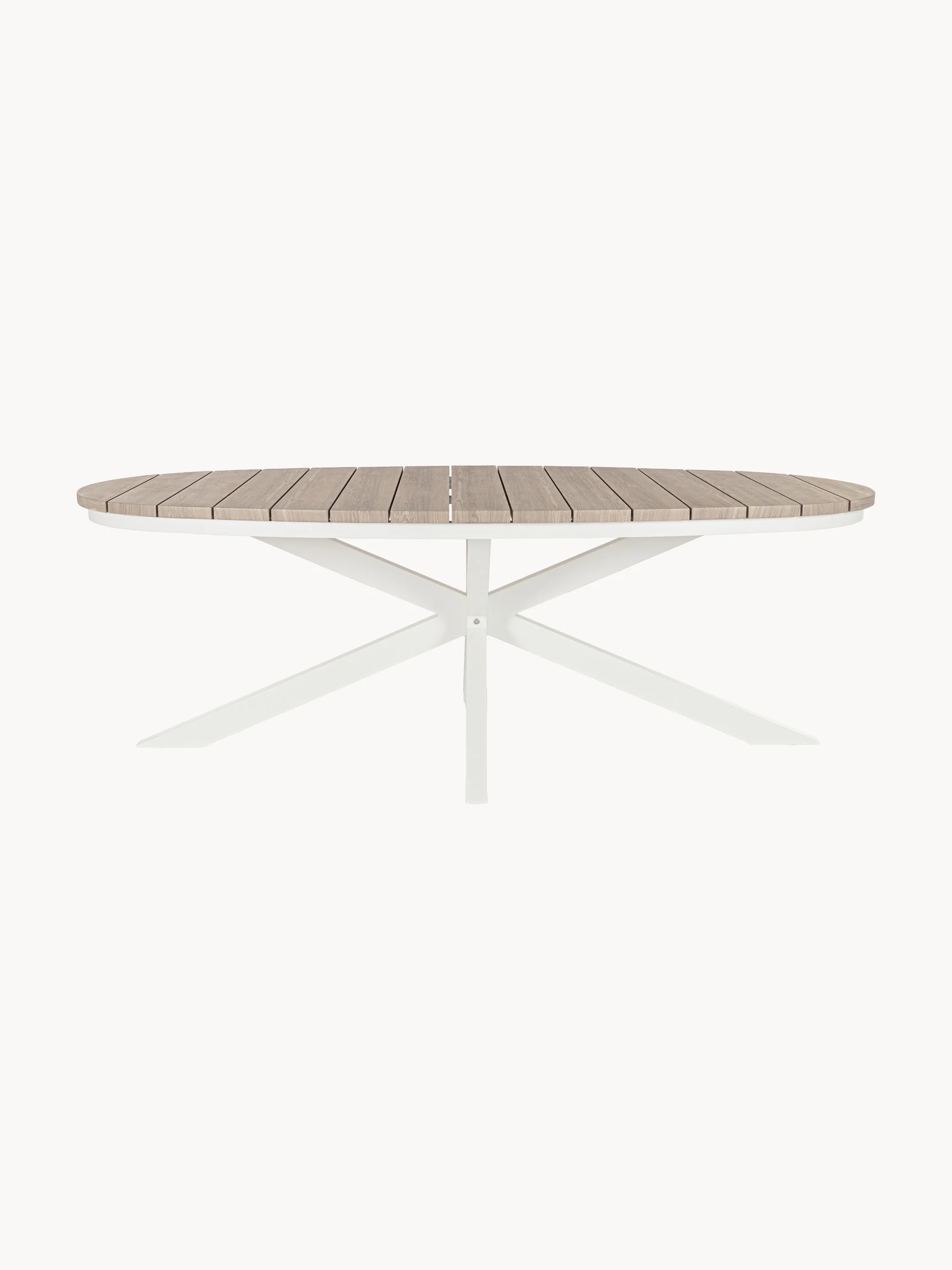 Ovaler Outdoor-Tisch Zelmar, 218 x 115 cm