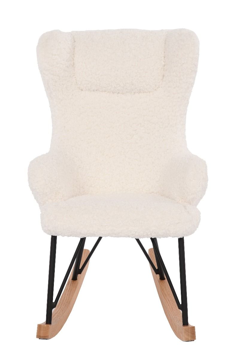 Fotel bujany dziecięcy Cuddly biały 43x67x67cm Miloo Home