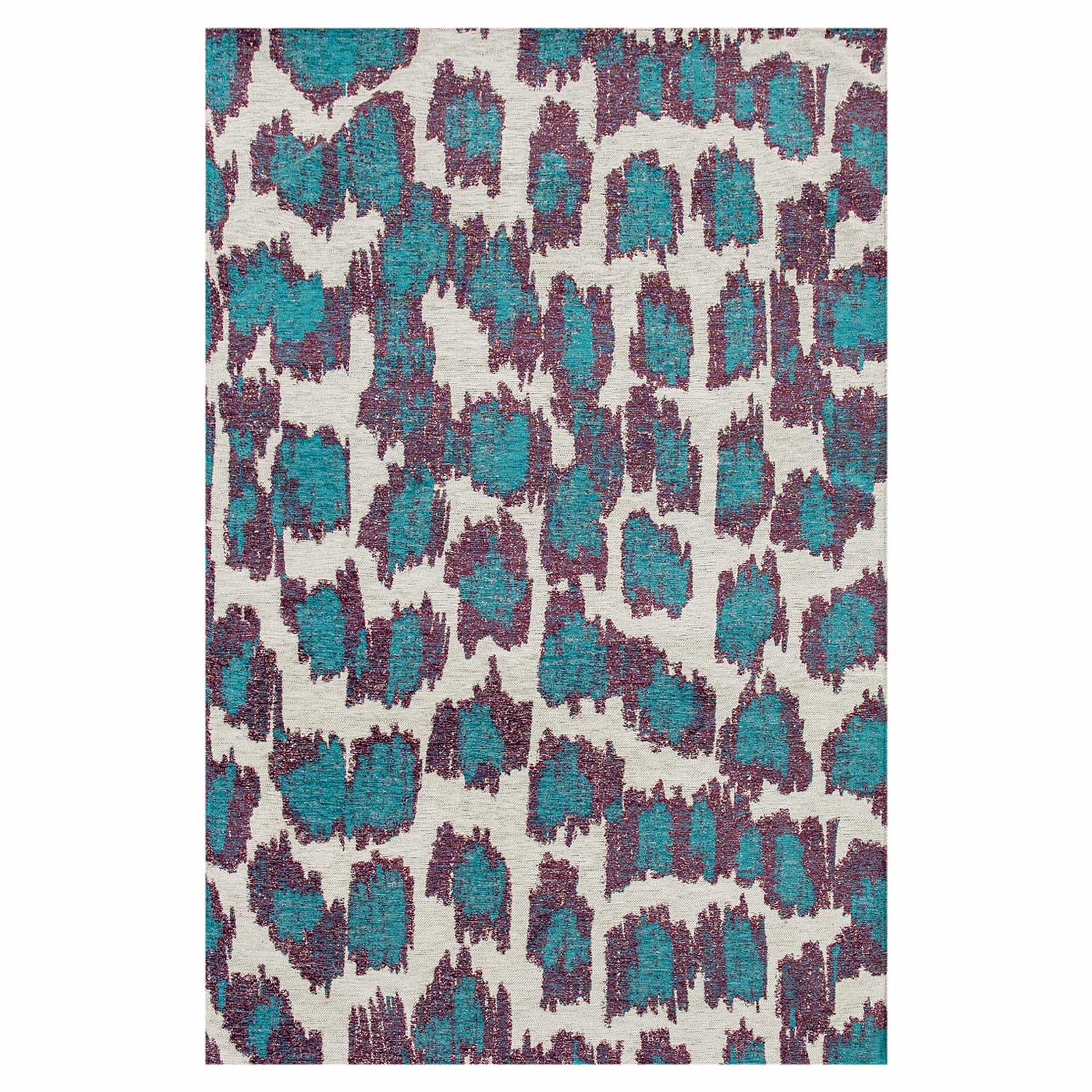 Lola&Moi vloerkleed Blue Duck - blauw - 200x280cm