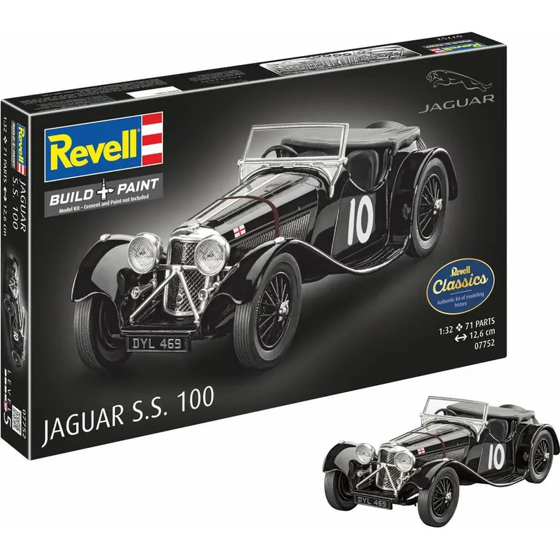 Modellbausatz Jaguar SS 100