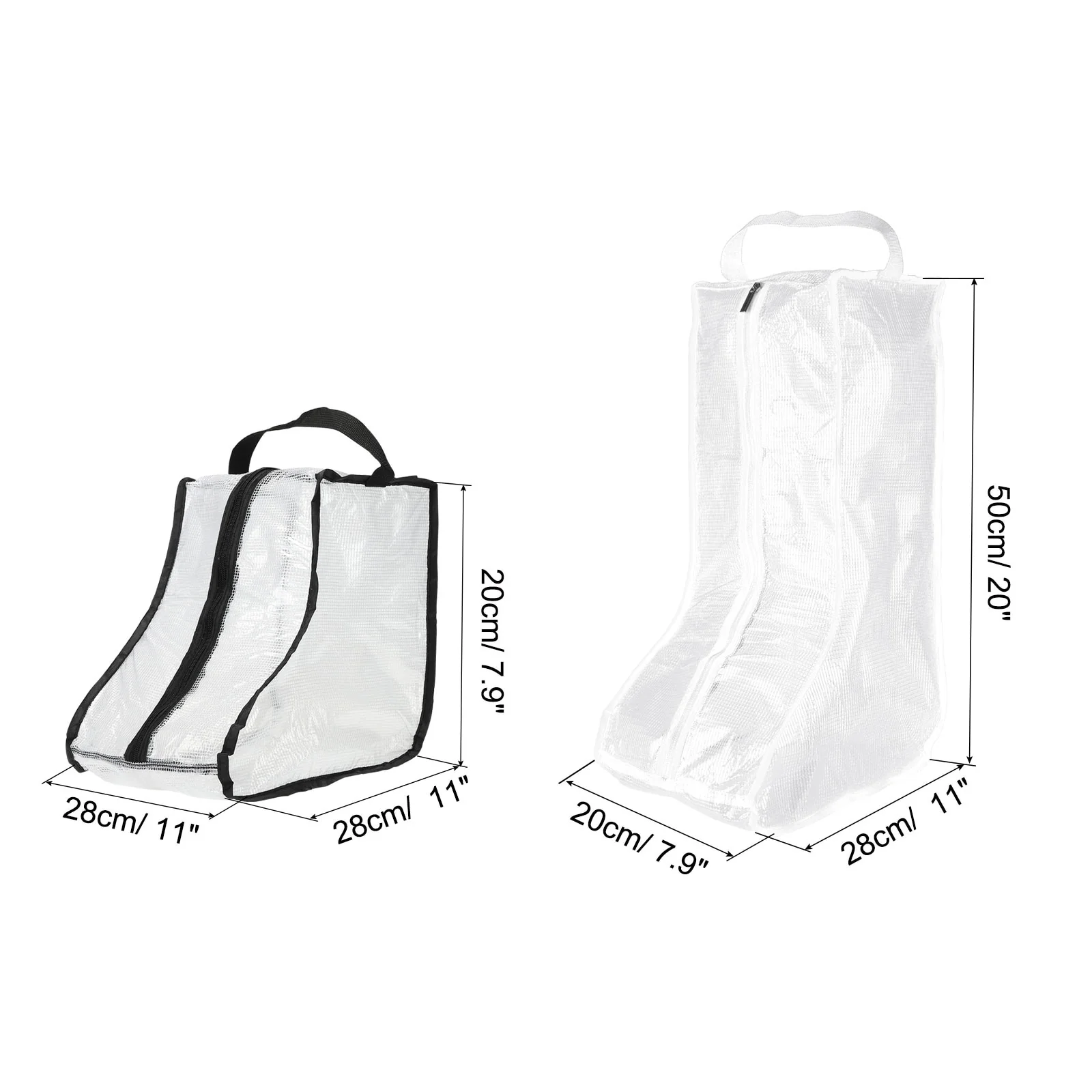 2pcs Boots Storage Bag, Dust Proof Tall / Short Boots Carry Bags