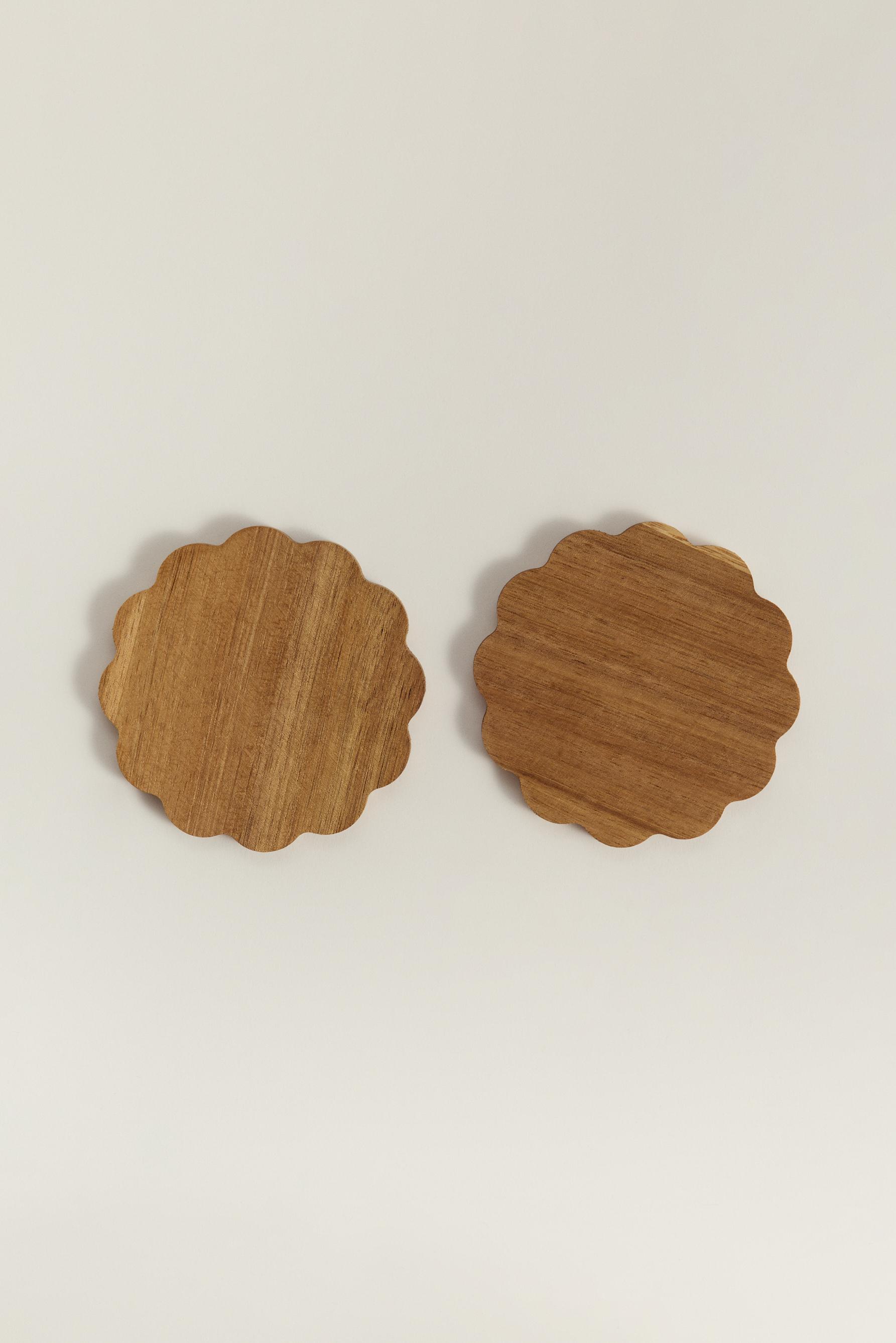 Pack 2 posavasos flor