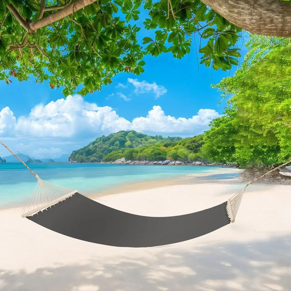 tectake Hangmat Eden, Donkergrijs