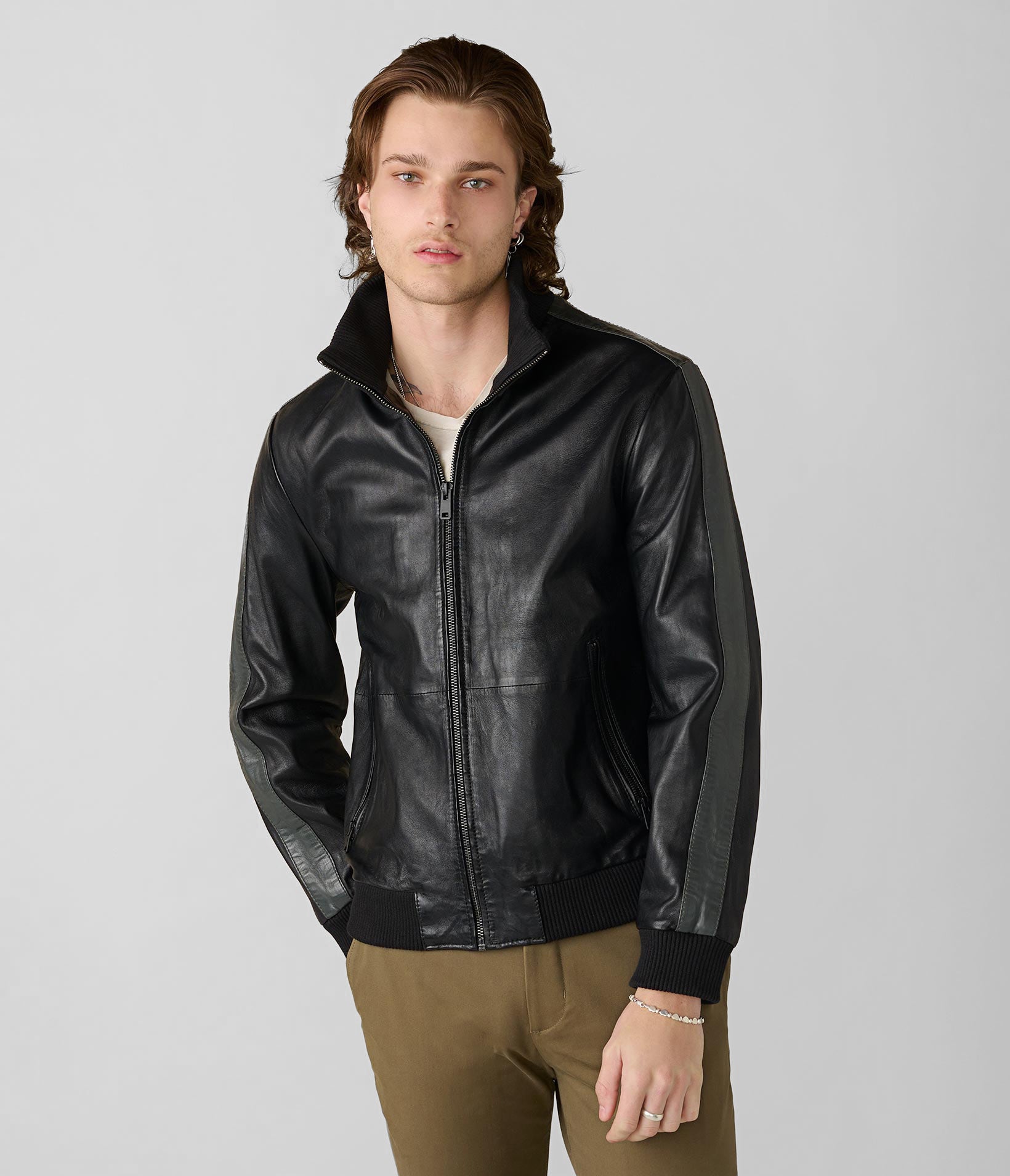 Bomber Leather Jacket