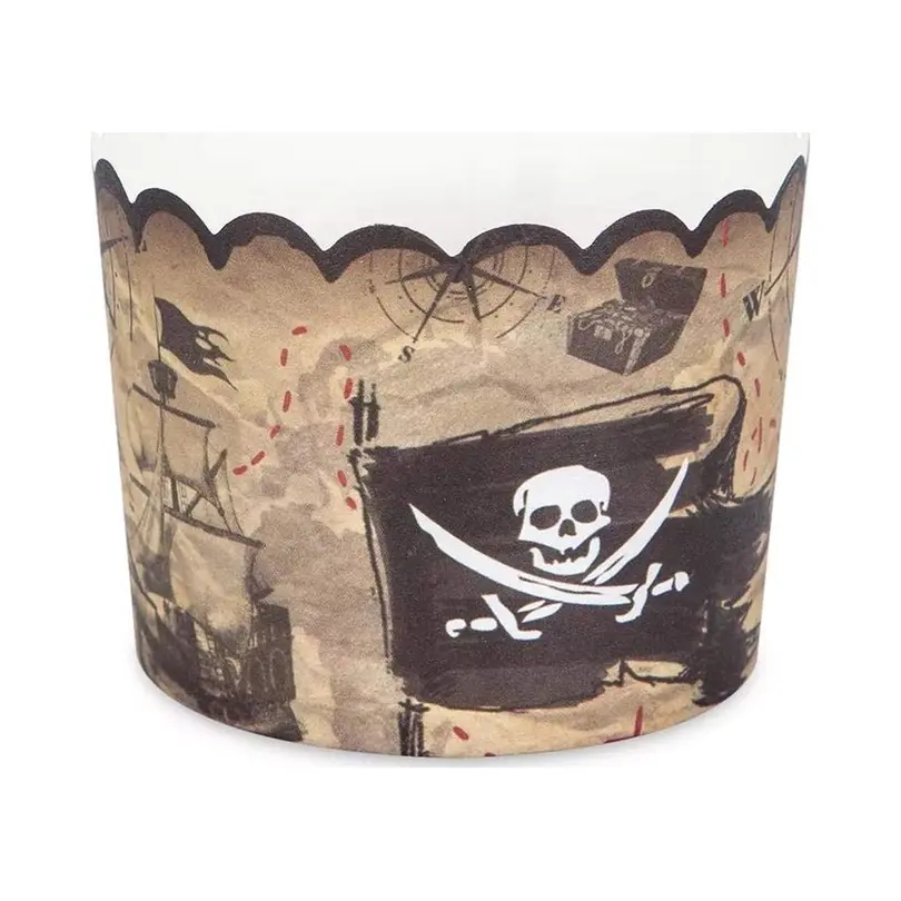 Papierförmchen 12-teilig Piratenabenteuer