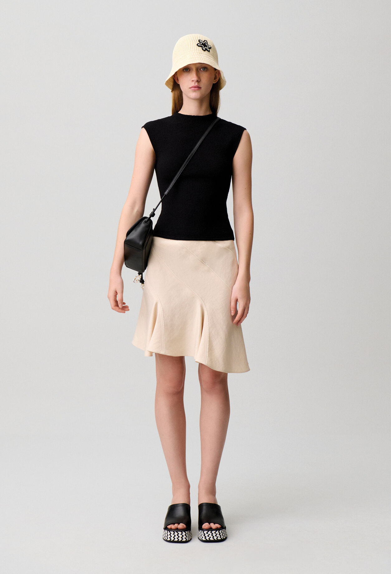 Top maille sans manches