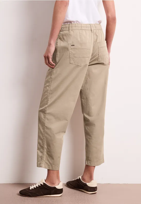 Barrel Leg Hose aus Twill-Ware