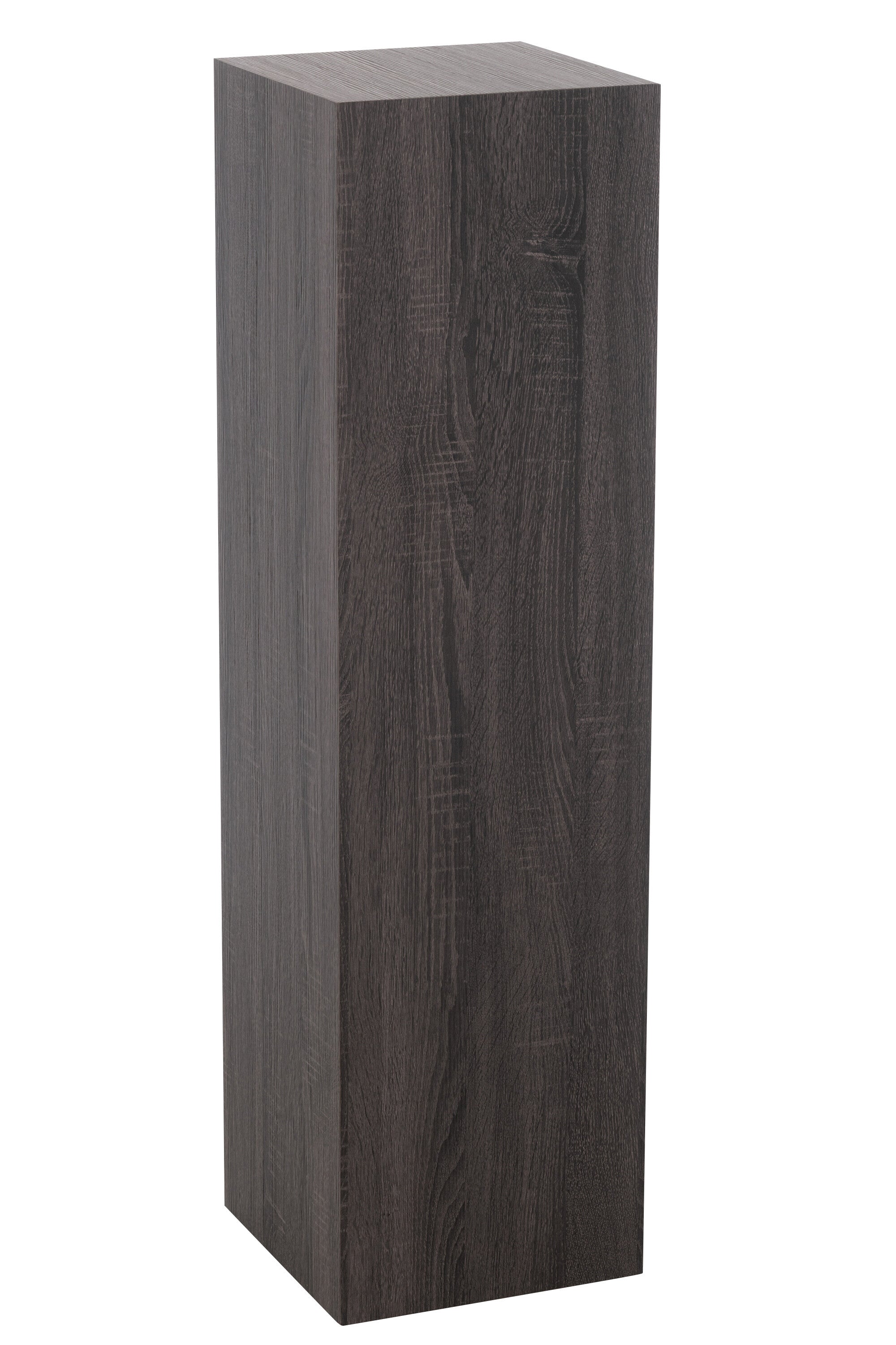 J-Line sokkel Rechthoekig - hout - grijs - large
