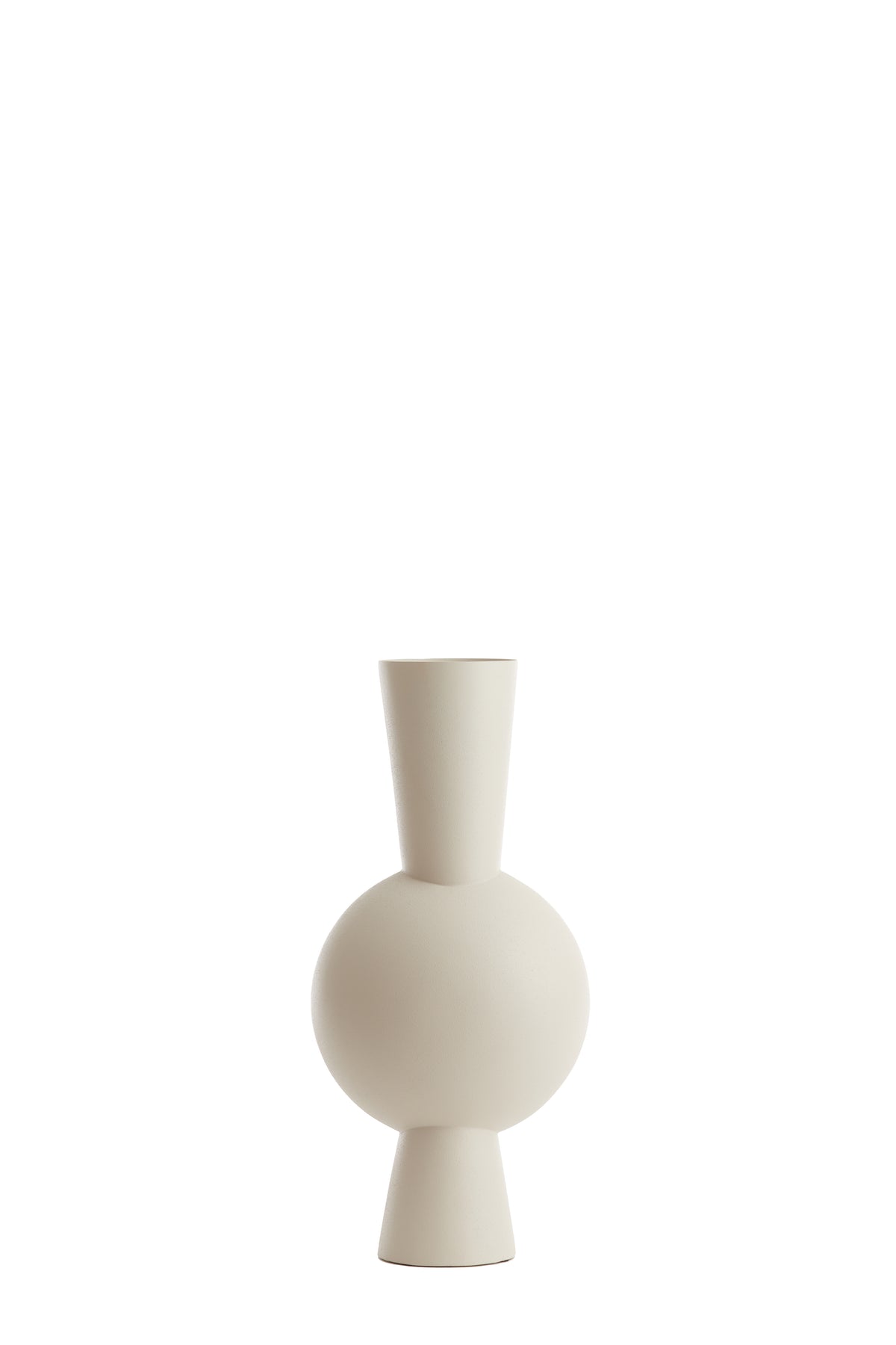 Light & Living vaas KAVANDU - 26x19x54cm - wit
