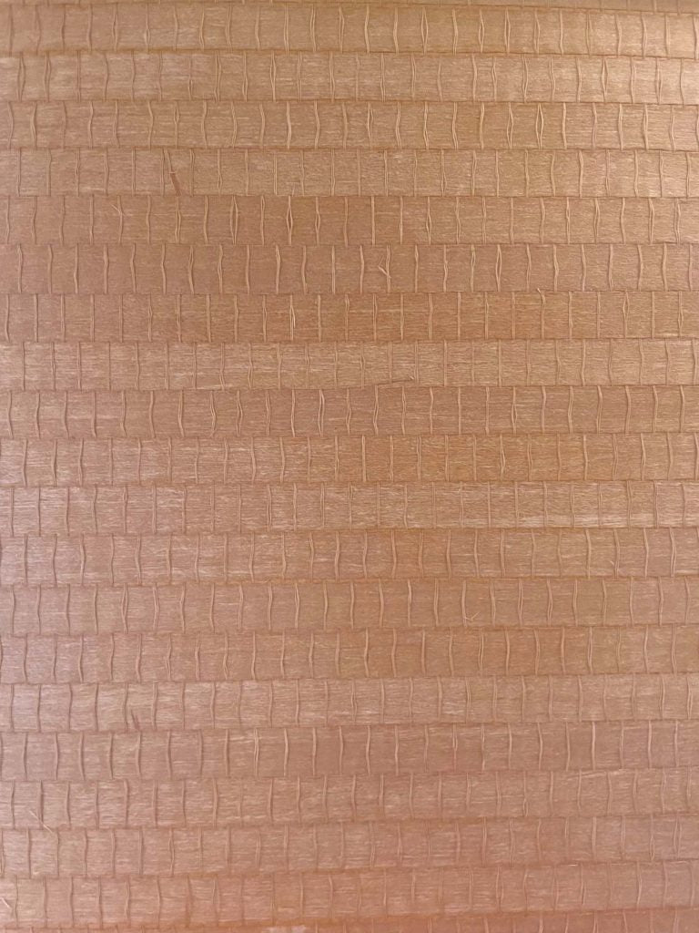 Catchii Raffia Wallpaper wood veneer terracotta