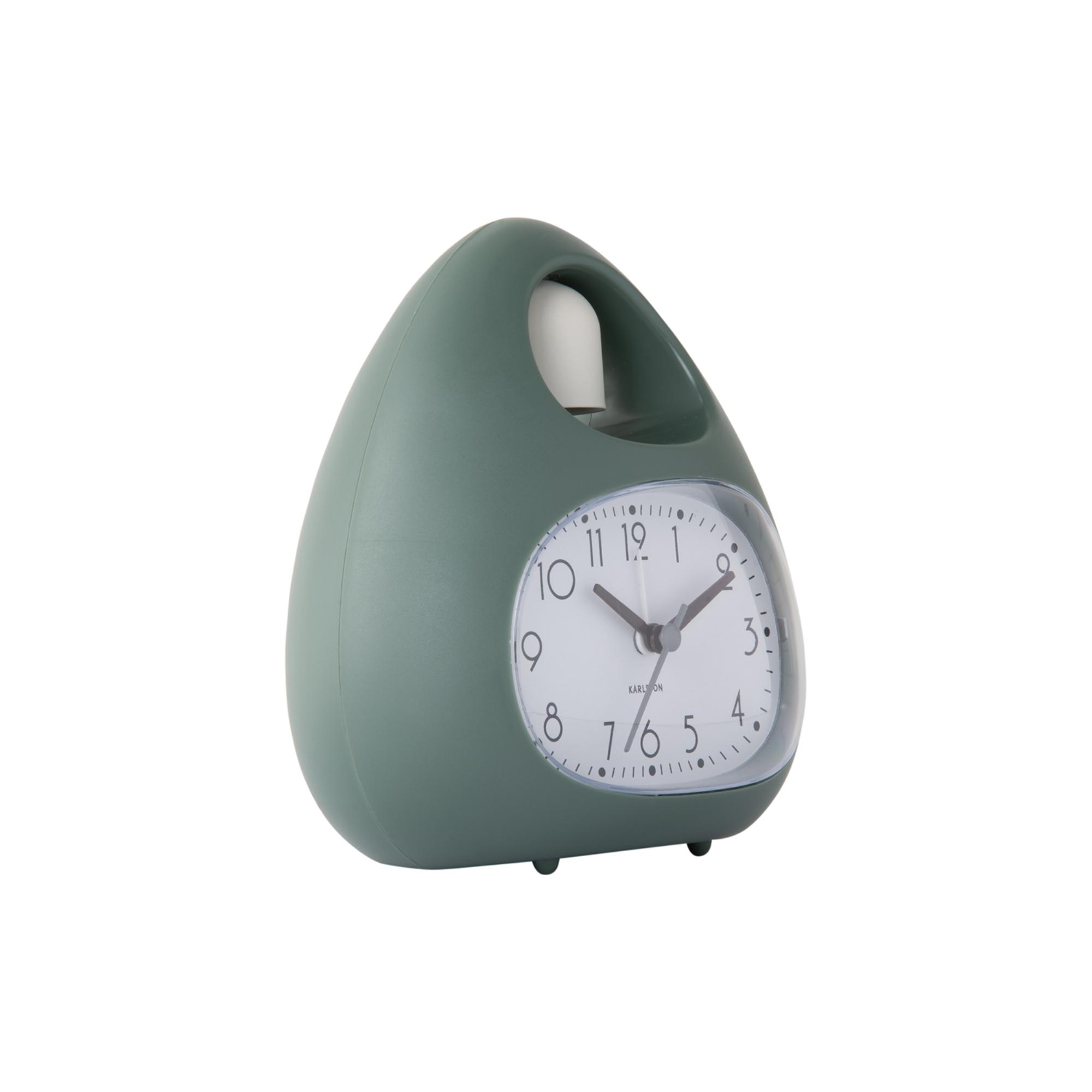 Karlsson wekker Blob Bell - groen - 12x8x13.7cm