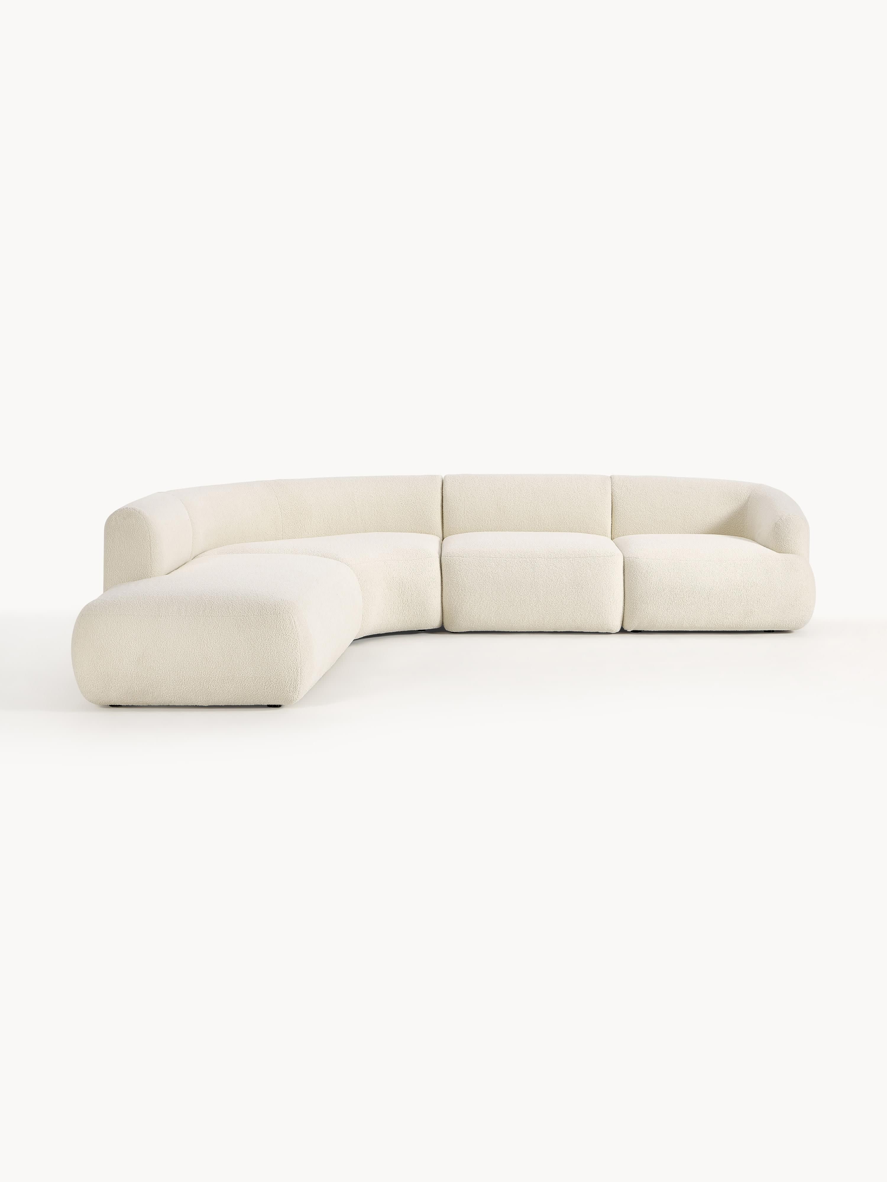 Modulares Teddy-Ecksofa Sofia (4-Sitzer)
