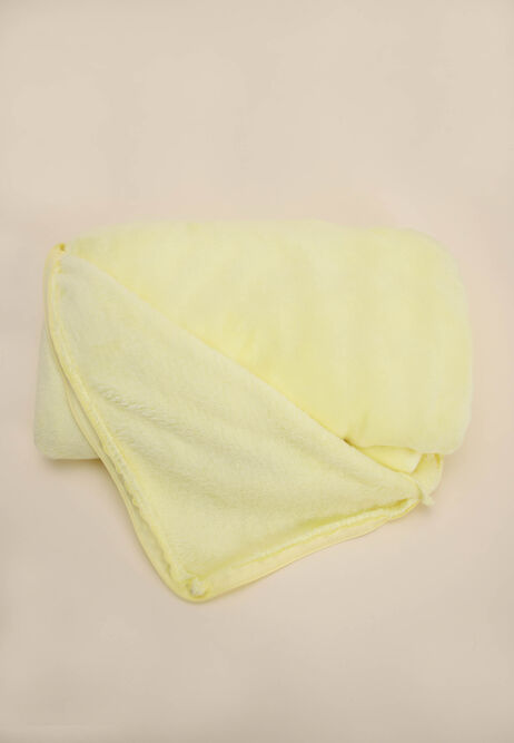Womens Lemon Yellow Travel Blanket