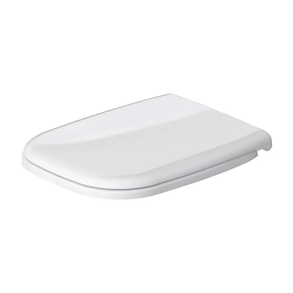 Duravit D-Code Abattant WC Blanc, frein de chute 359x443x50 mm - 0067390099