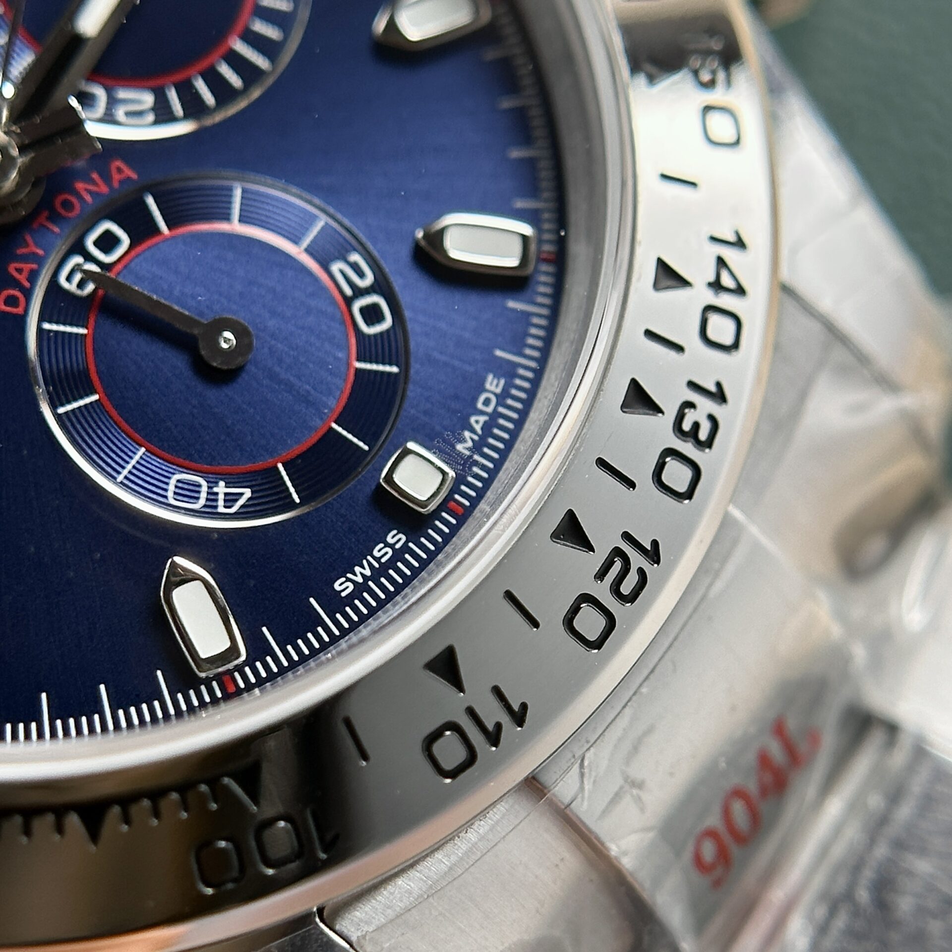 Rolex Daytona 116509 904L Steel Blue Dial 40mm Oyster Super Clone