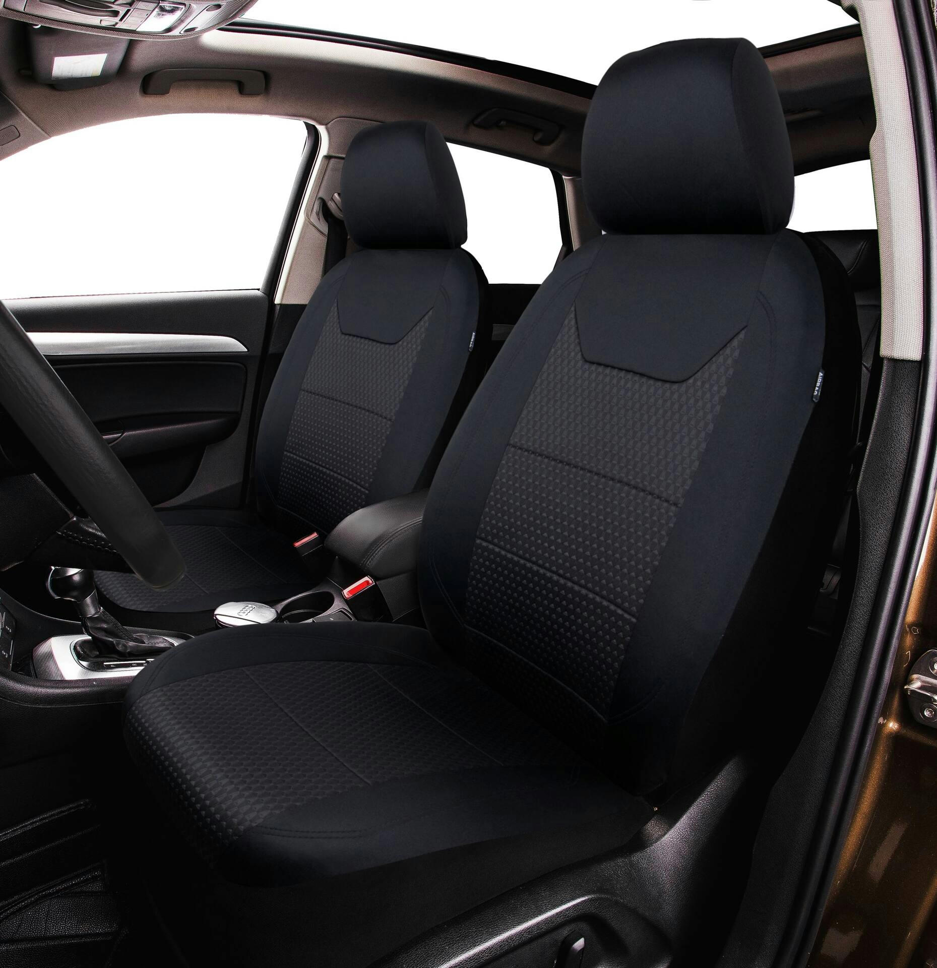 AutoTrends 3D Embossed Seat Cover, 2-pk