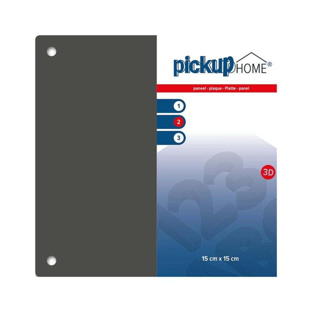 PANEL PICKUP 3D HOME RIO 15X15CM GRÅ