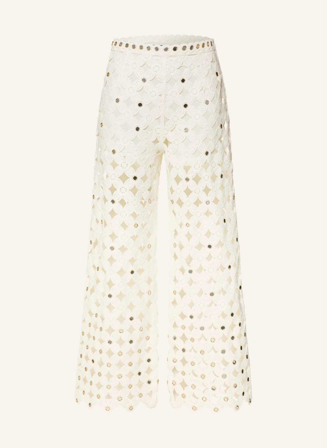 maje Strickhose mit Nieten