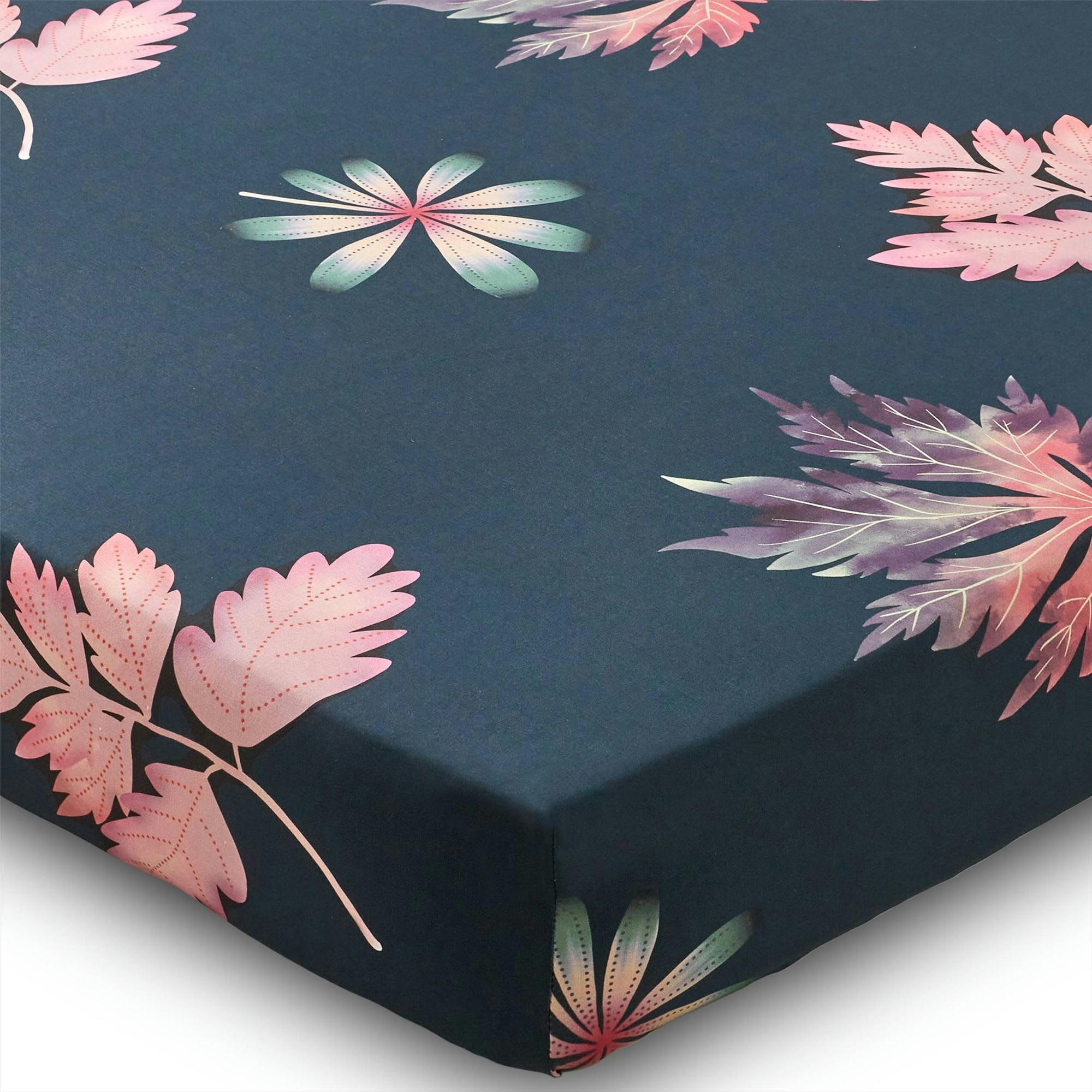 EMERGENCE - Drap-housse 90x190x28 multicolore en coton