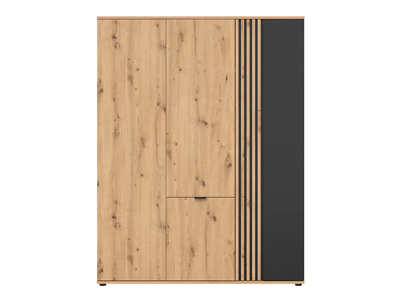 Szafa czterodrzwiowa Vabres 150 cm dąb artisan/czarny