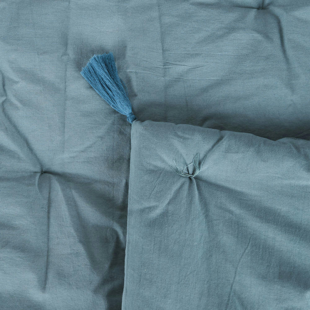 BOUDINI - Surmatelas bleu 85x185