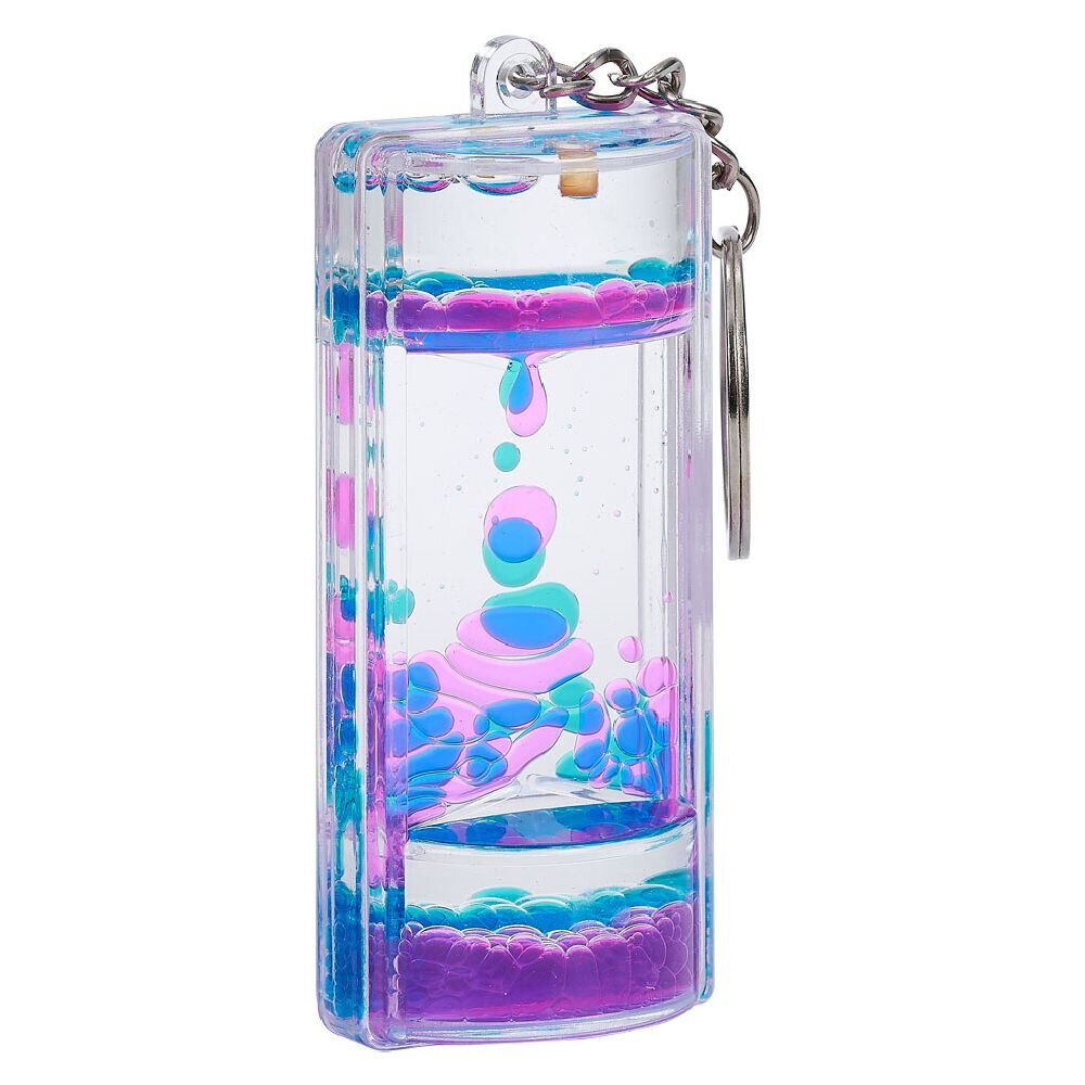 Porte-clé sablier liquide 3 modèles