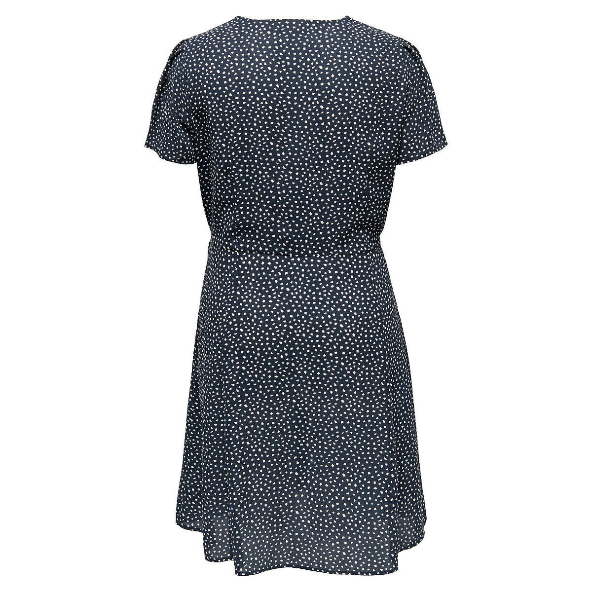Robe courte à pois