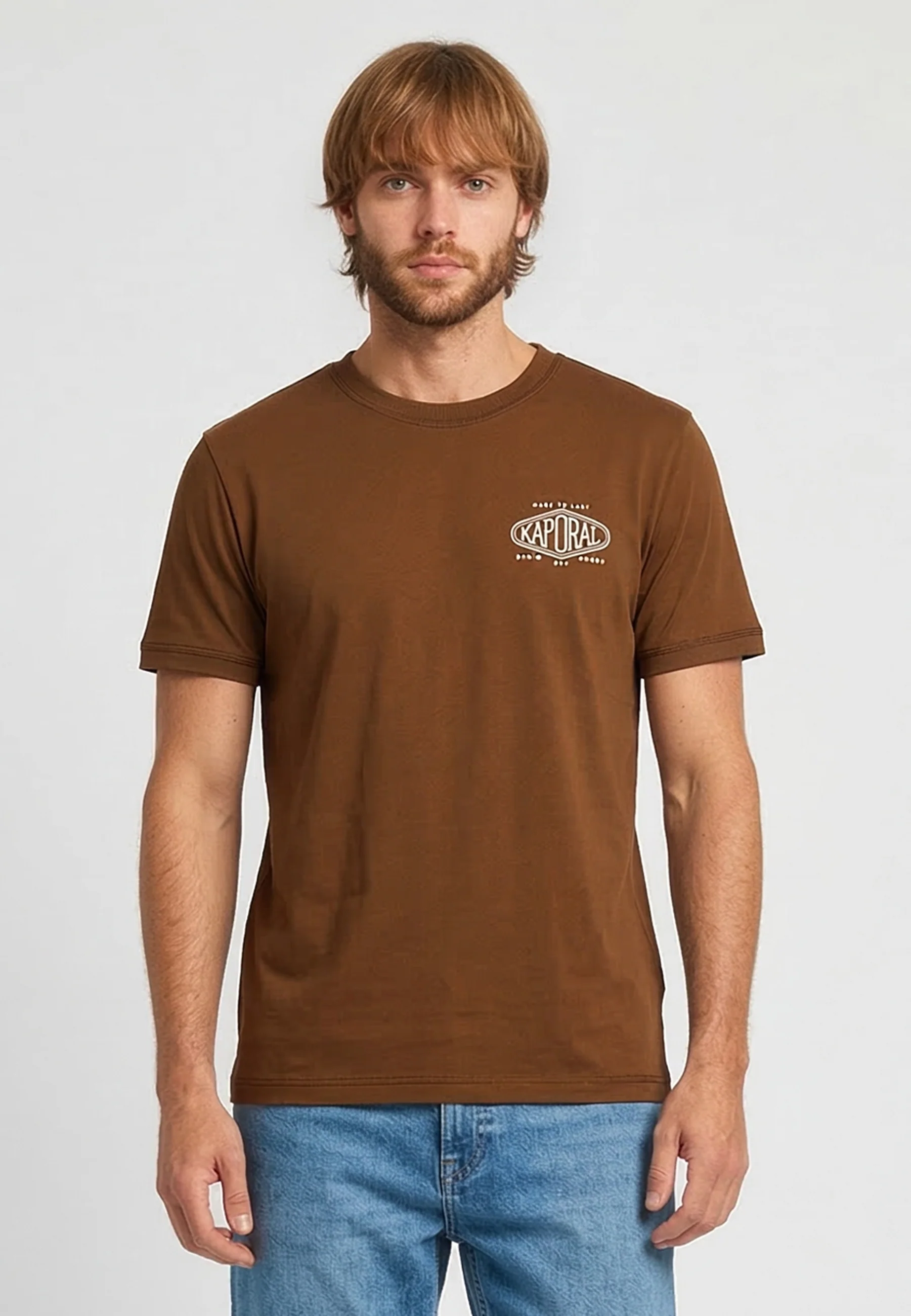 T-shirt manches courtes regular cuivre coton VADI