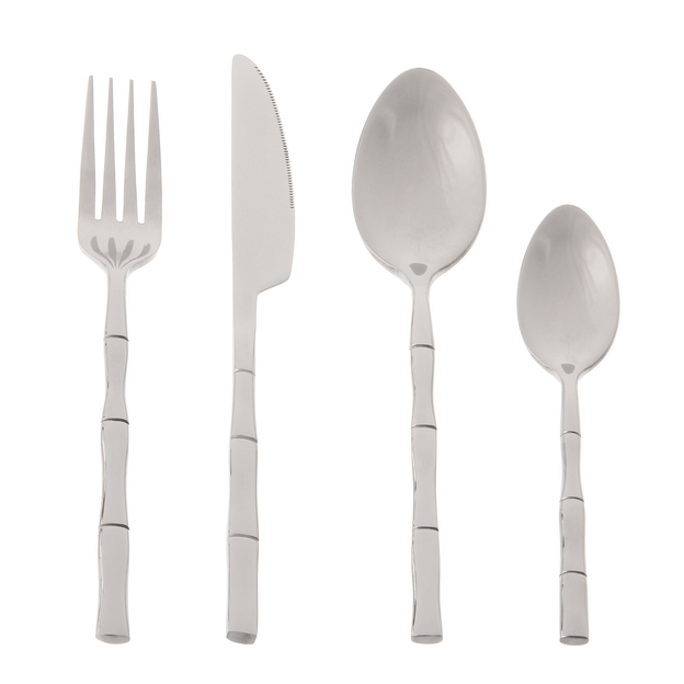 FAQUEIRO 24 PEÇAS PARA 6 PESSOAS TAQUARA STEEL LUXY