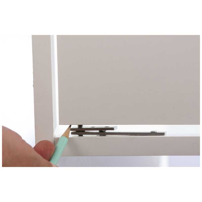 Set de pivot pour armoire 80 x 10 mm 4 pièces TEKNIBOX