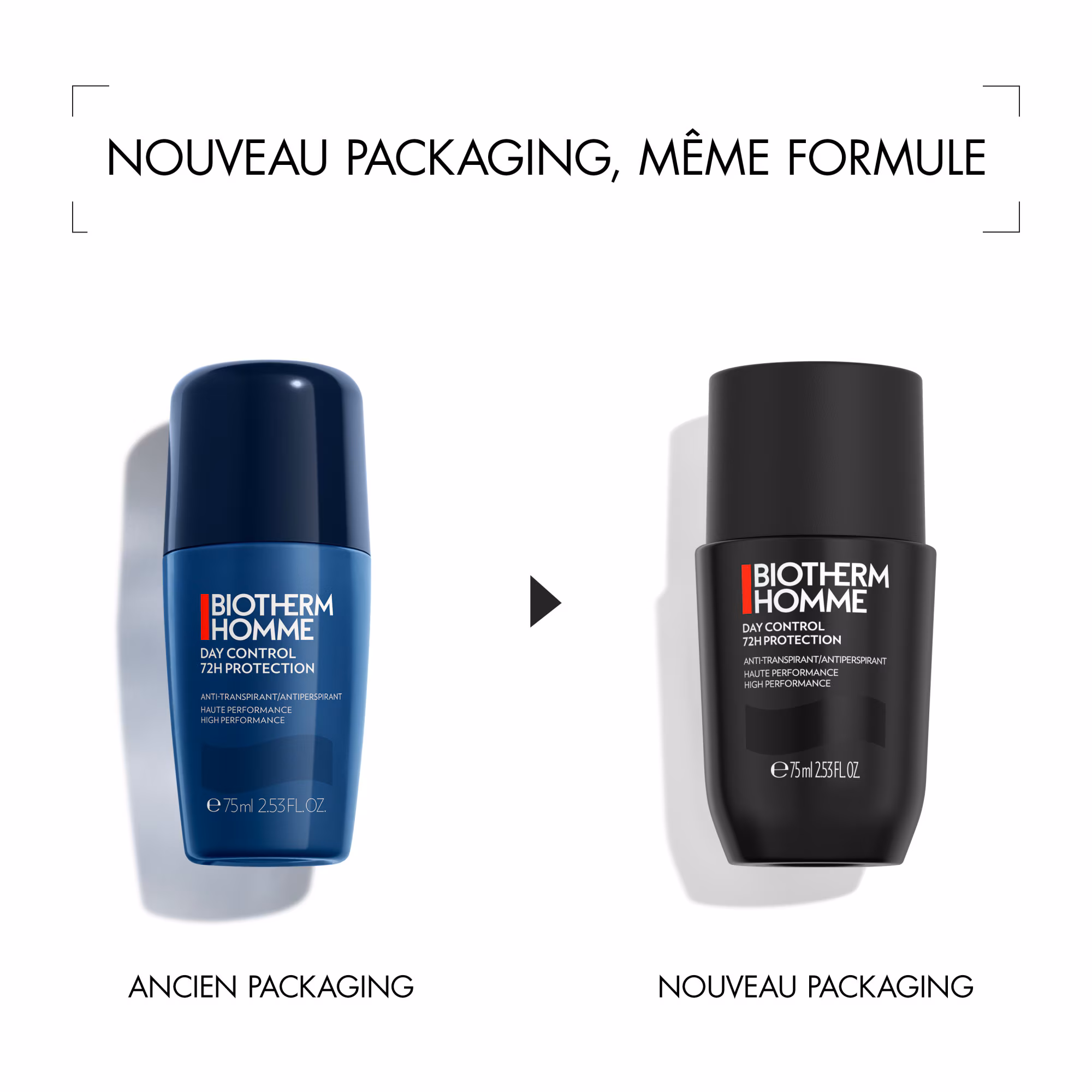 HOMME DAY CONTROLDéodorant anti-transpirant 72h haute performance