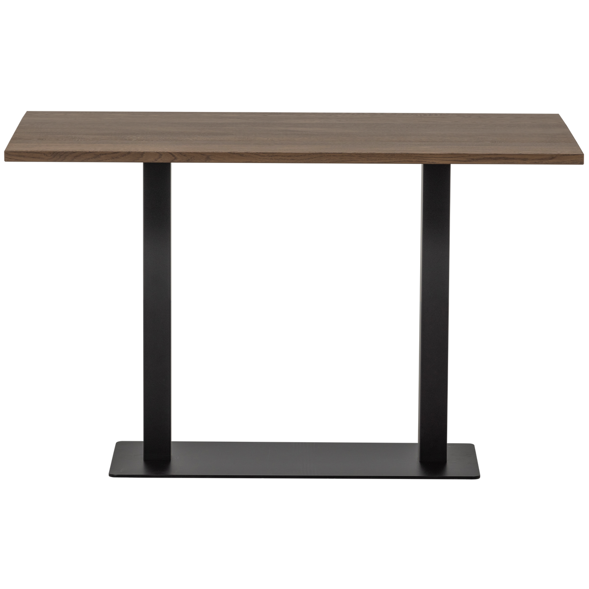 WOOOD dubbele vierkante buisvoet Bistro - Metaal - Zwart - 72x80x40