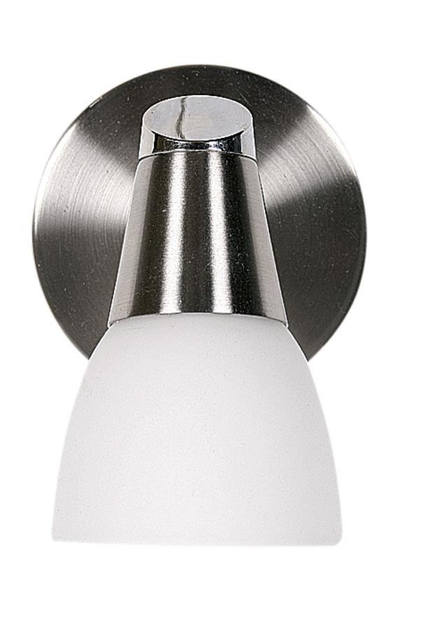 Lampa kinkiet SELIA 1x40w g9 nikiel mat/chrom biały (bż)