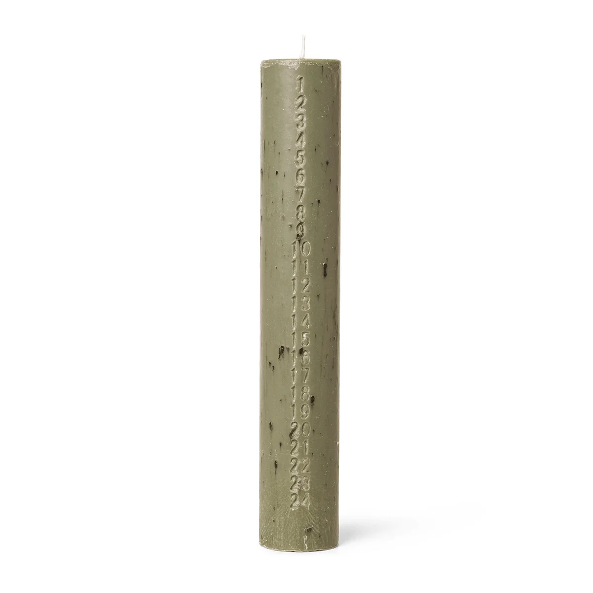 Ferm Living - Mura Adventskerze, H 25 cm, artischocke grün