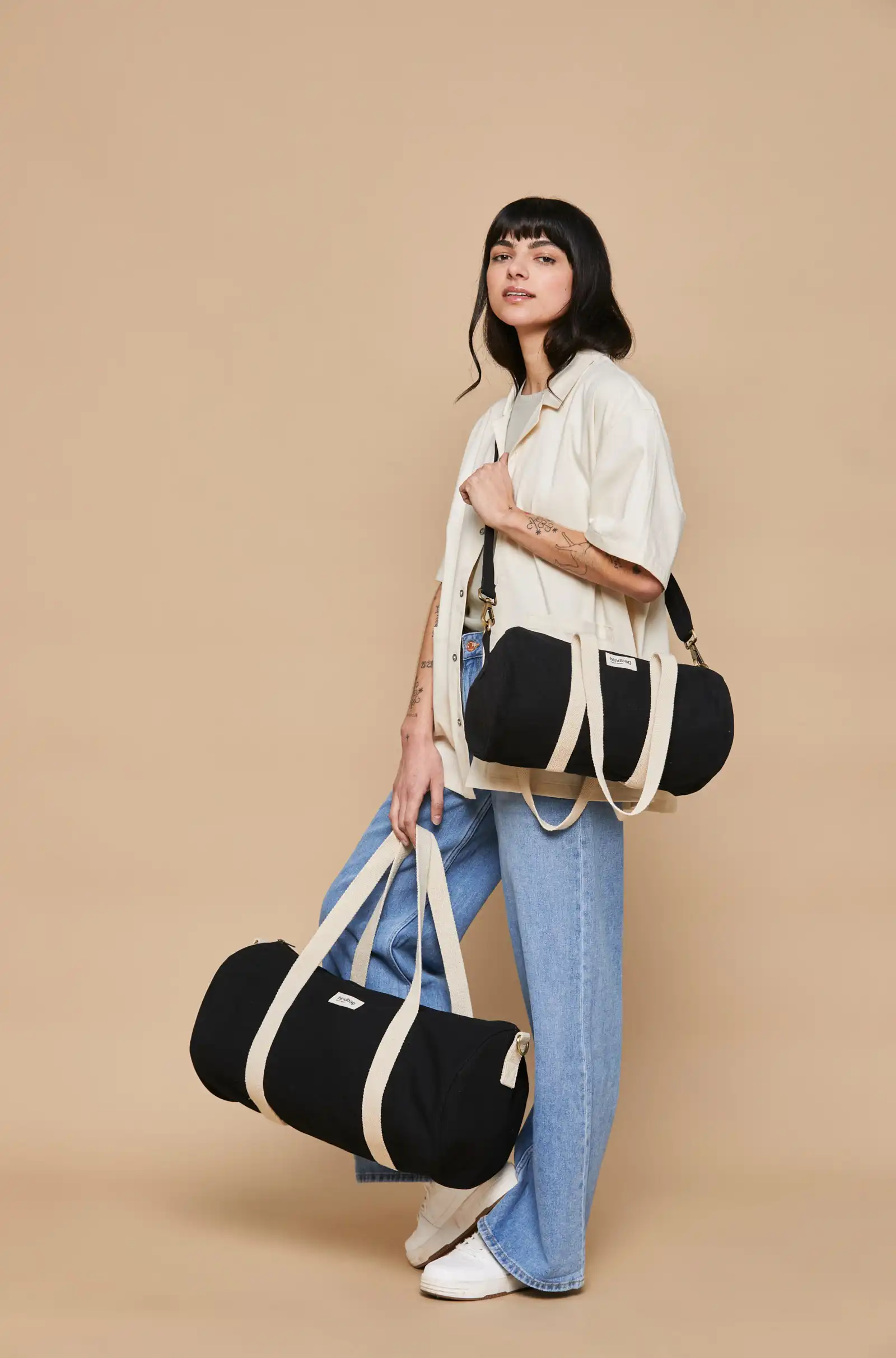Sac polochon Simon Noir