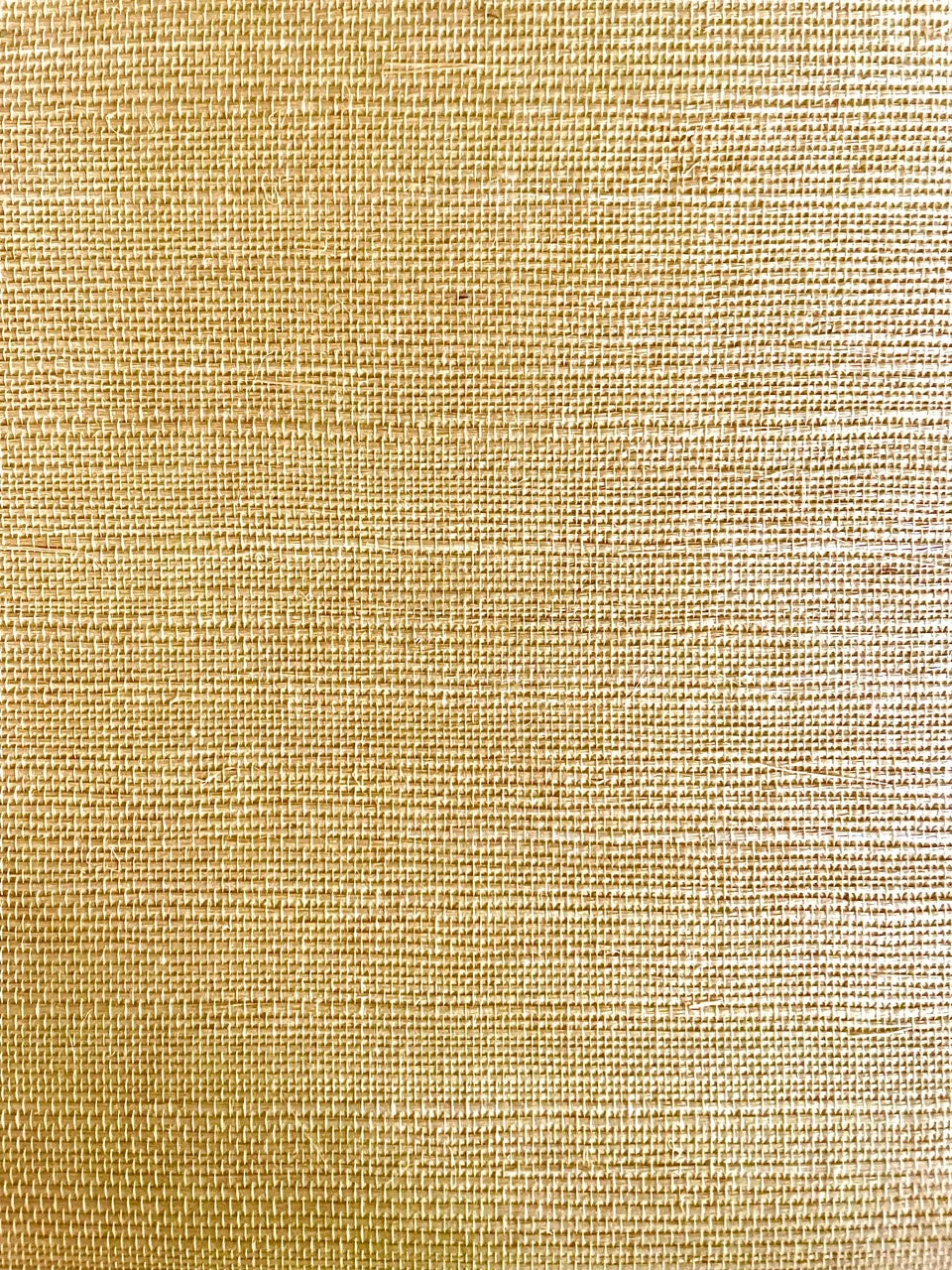 Behang Sisal goudgeel