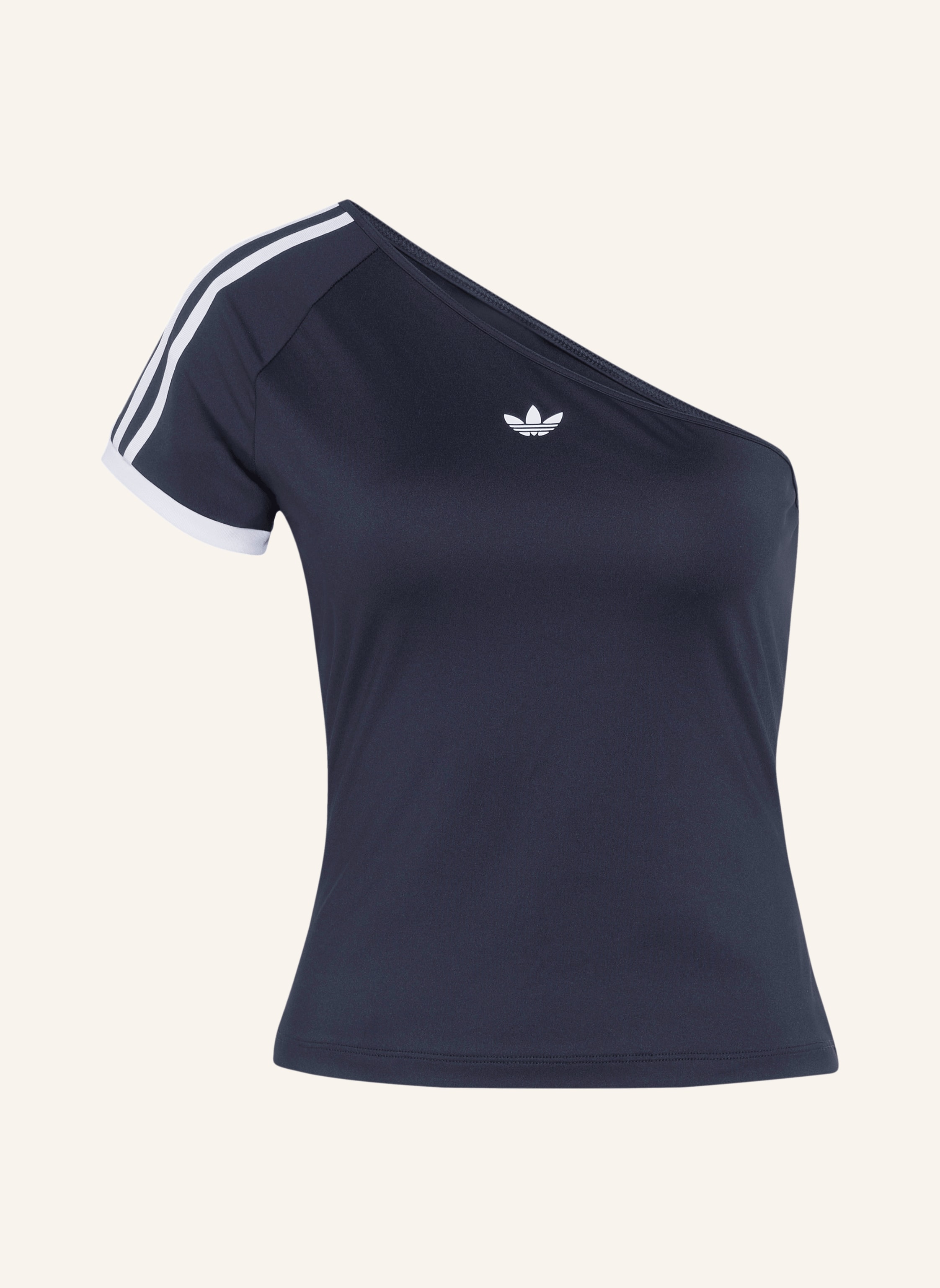 adidas Originals One-Shoulder-Shirt mit Galonstreifen