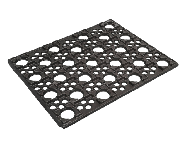Vitreous Enamel Cast Iron Rock Tray Holder 25 Piece - 400 x 450mm