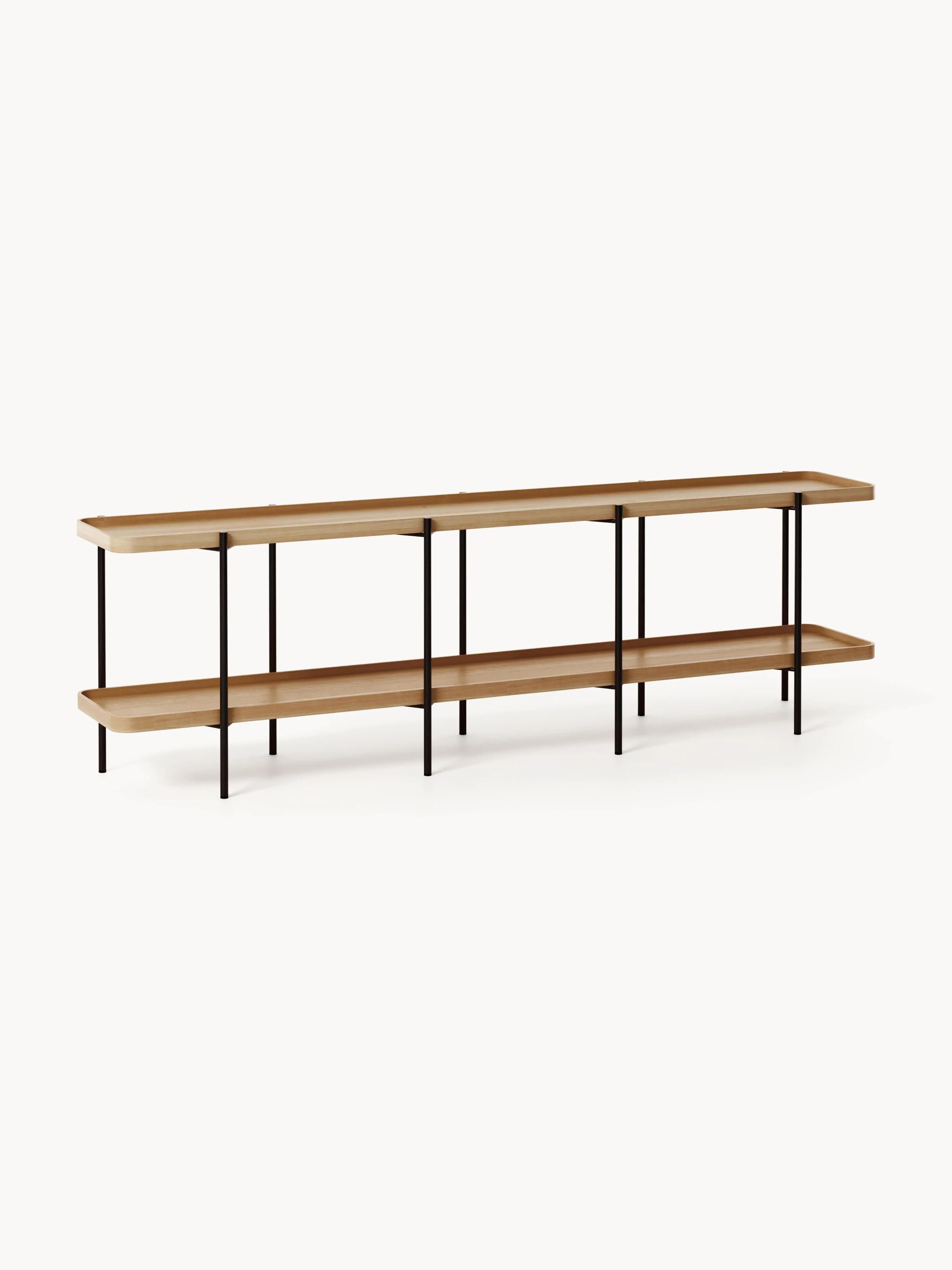 Niedriges Holz-Regal Renee