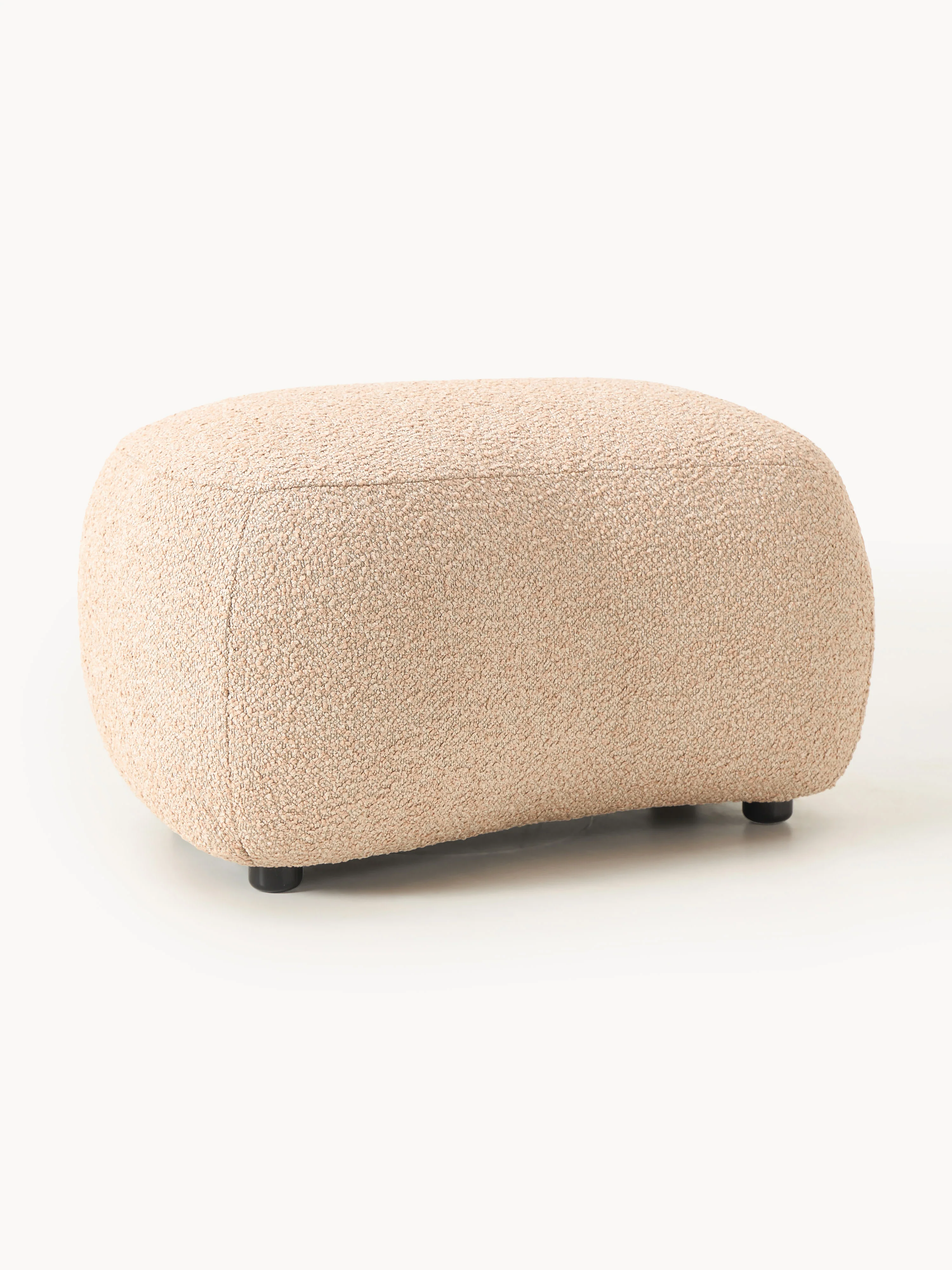 Bouclé-Sofa-Hocker Alba