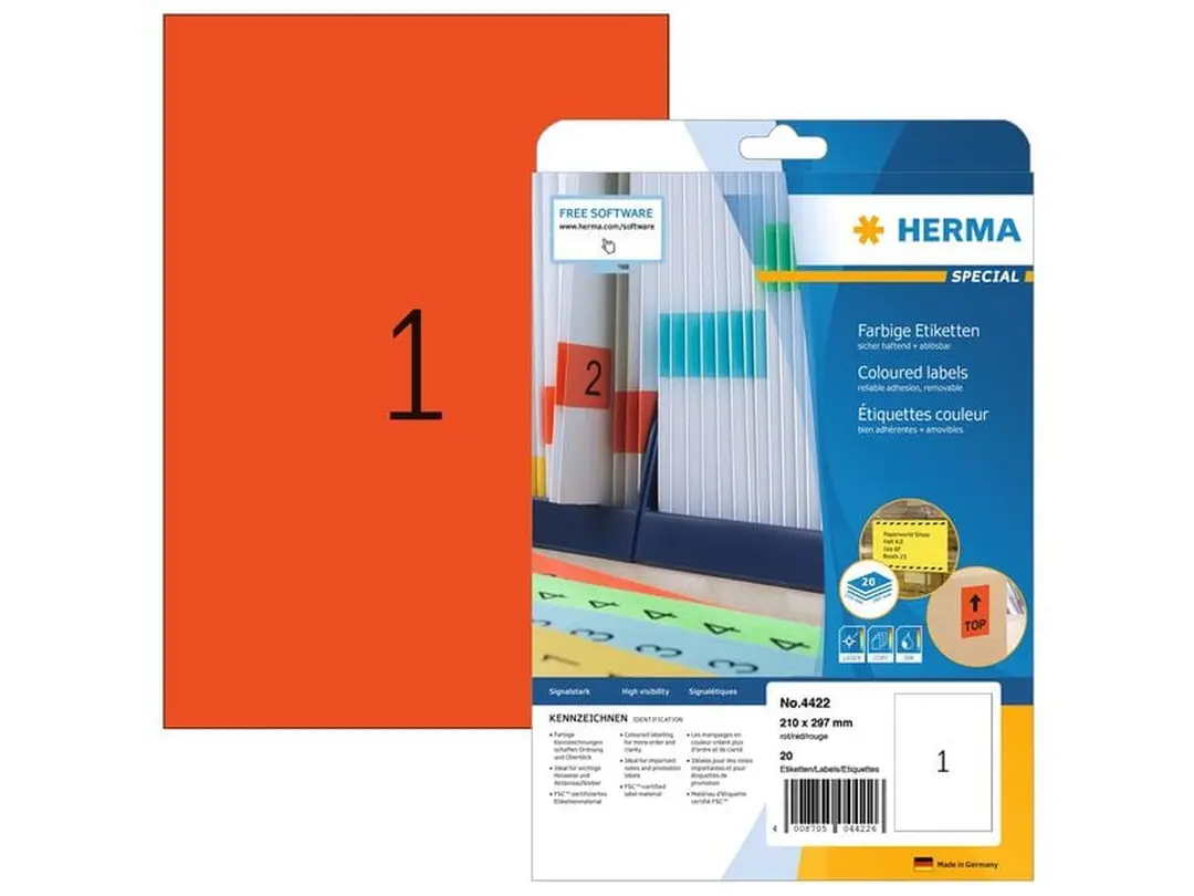 Etiketten 20er-Set Herma